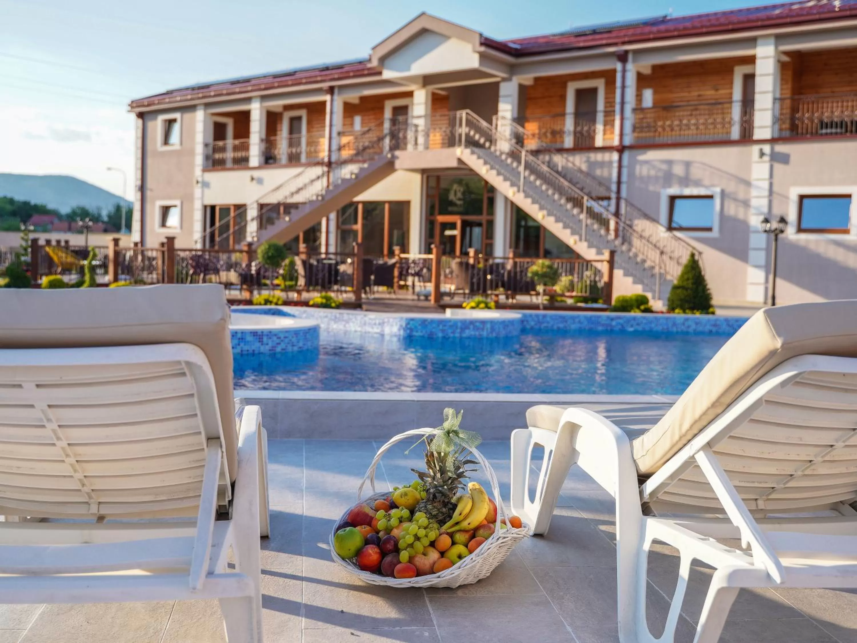 Patio in Hotel Royal Garden