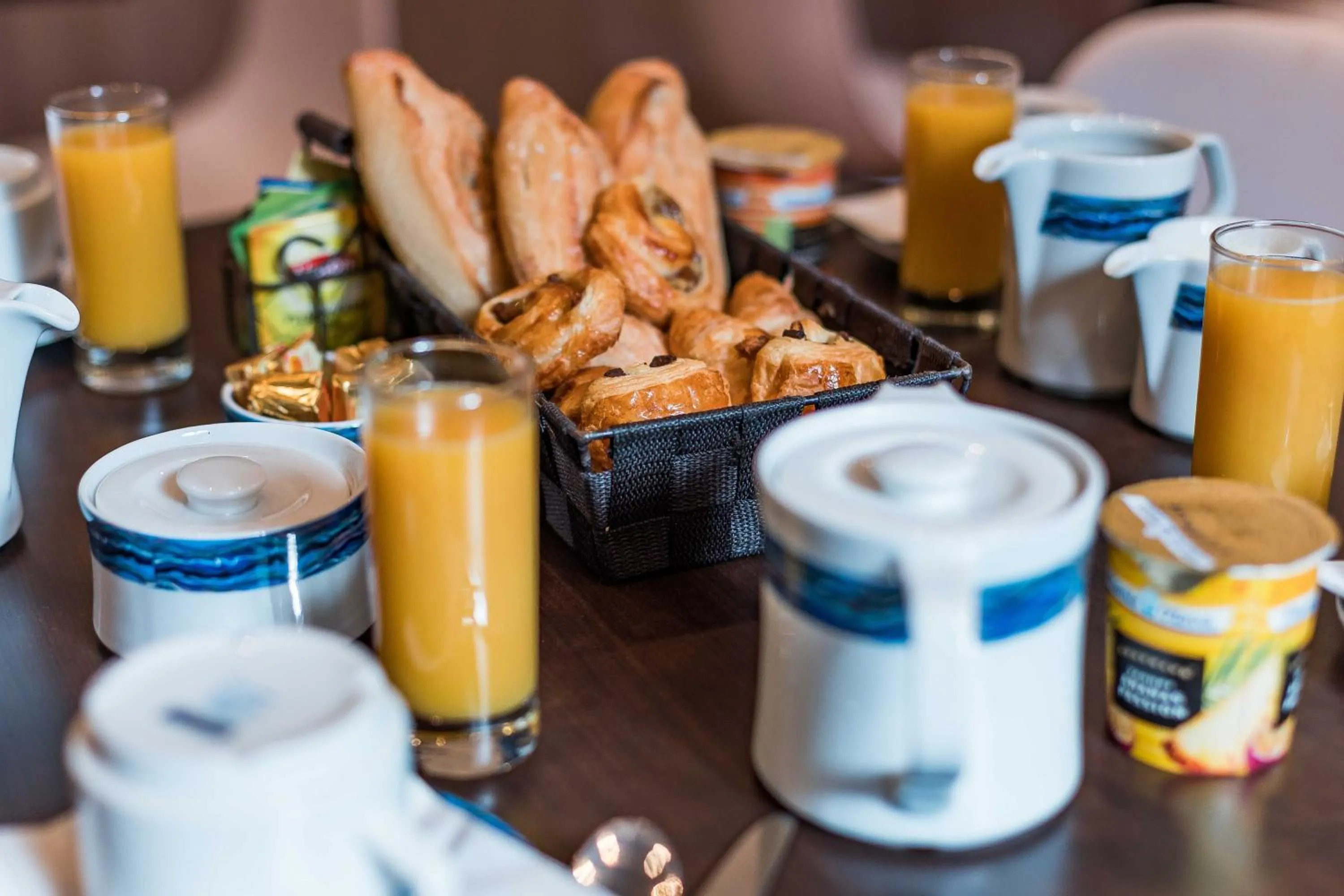 Continental breakfast in Hotel Belle Vue Royan