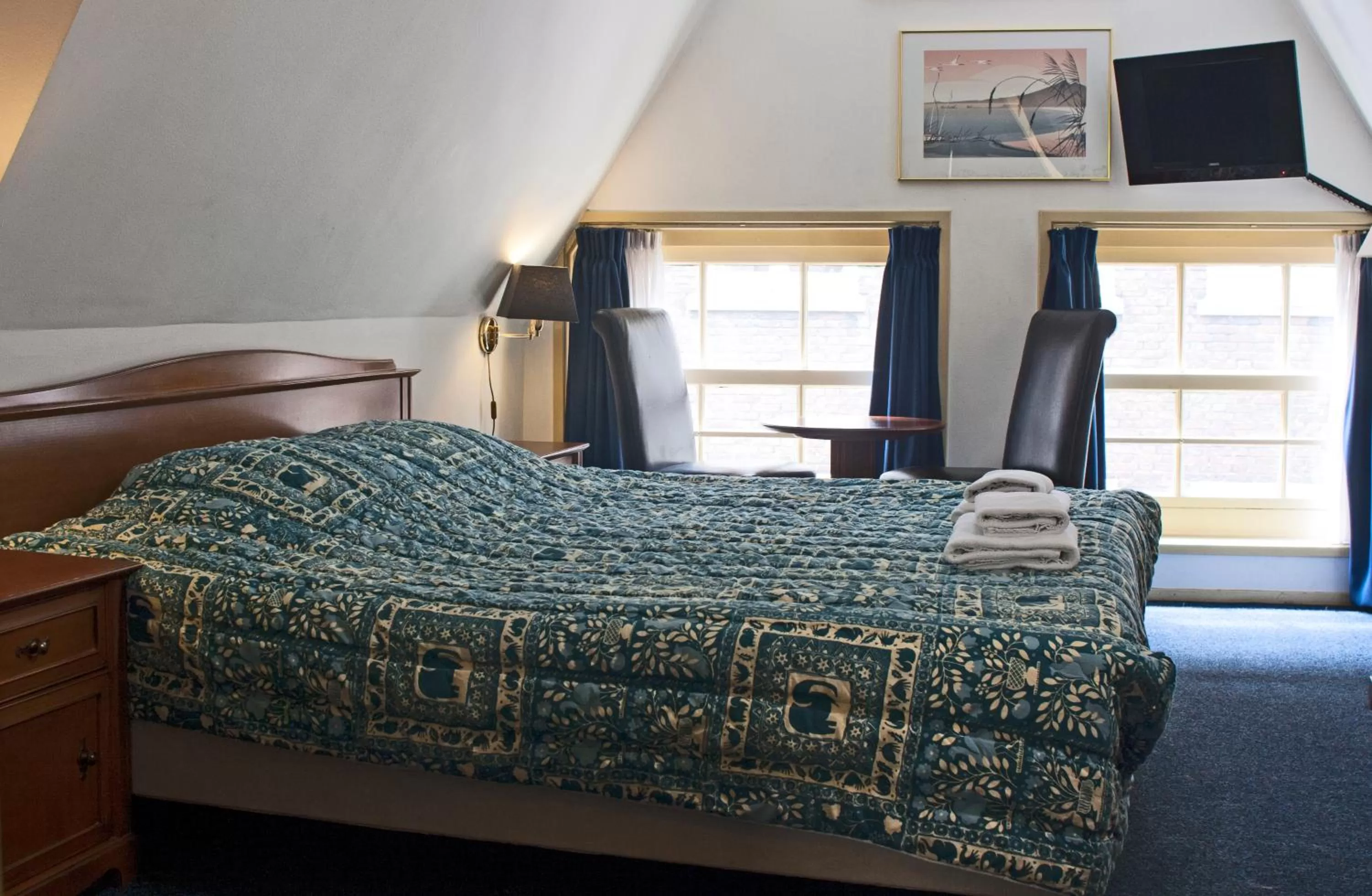 Bed in Hotel Prins Hendrik