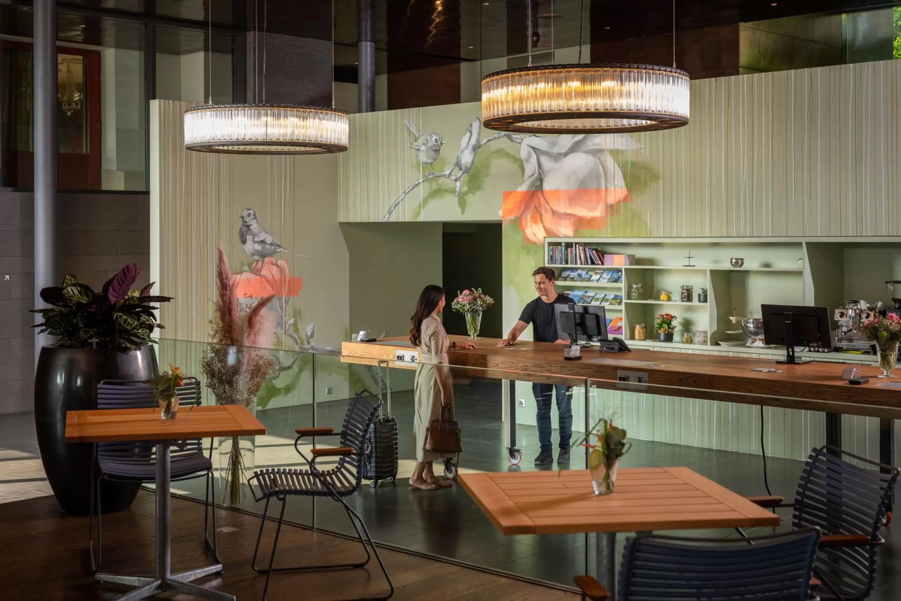 Lobby or reception in Hotel Seeburg