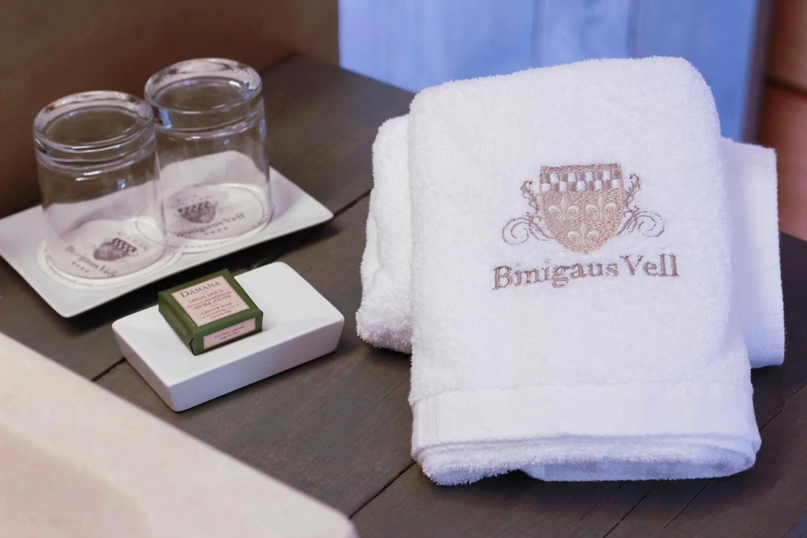 Decorative detail in Hotel Rural Binigaus Vell