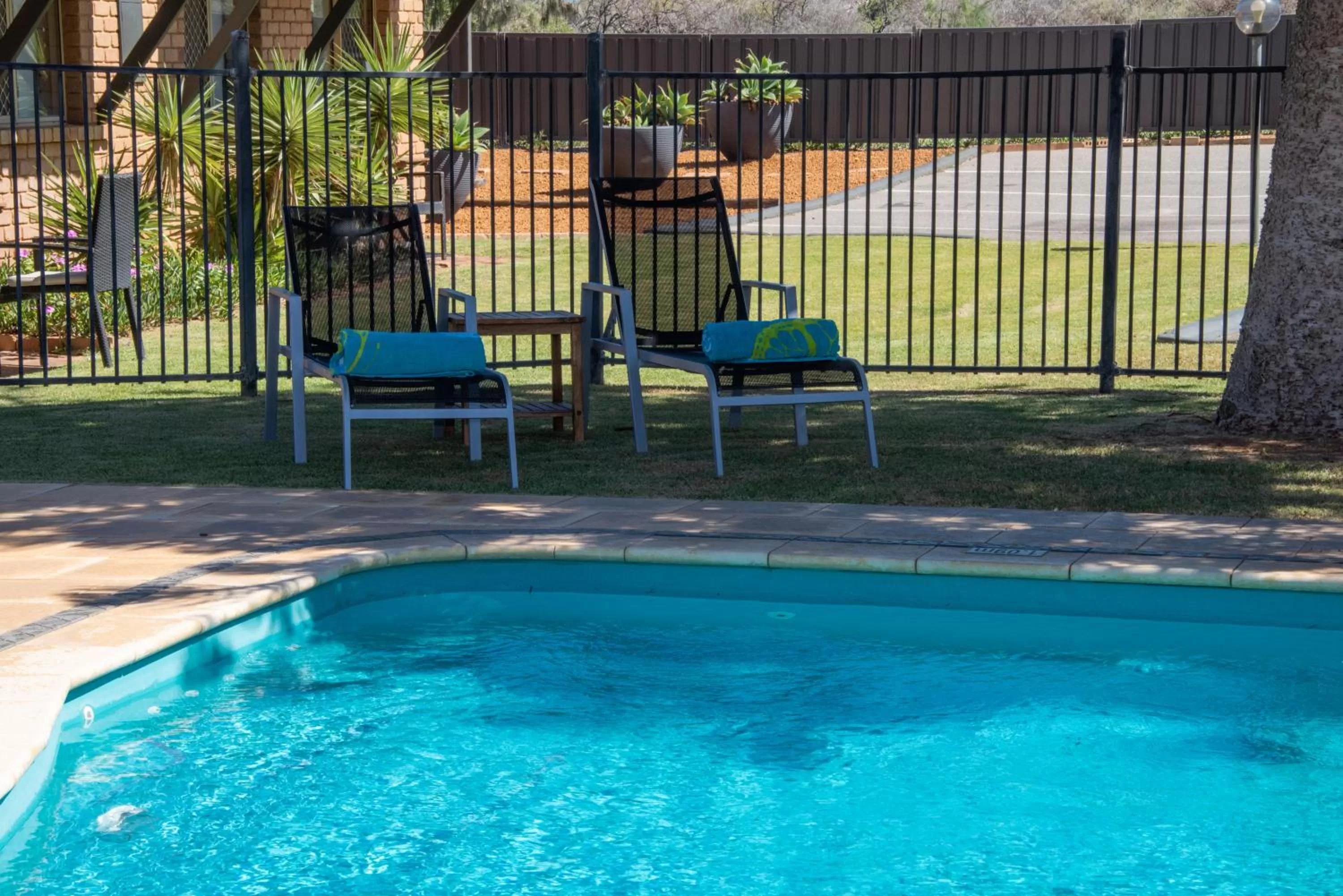 Pool view in Geraldton's Ocean West Holiday Units & Short Stay Accommodation