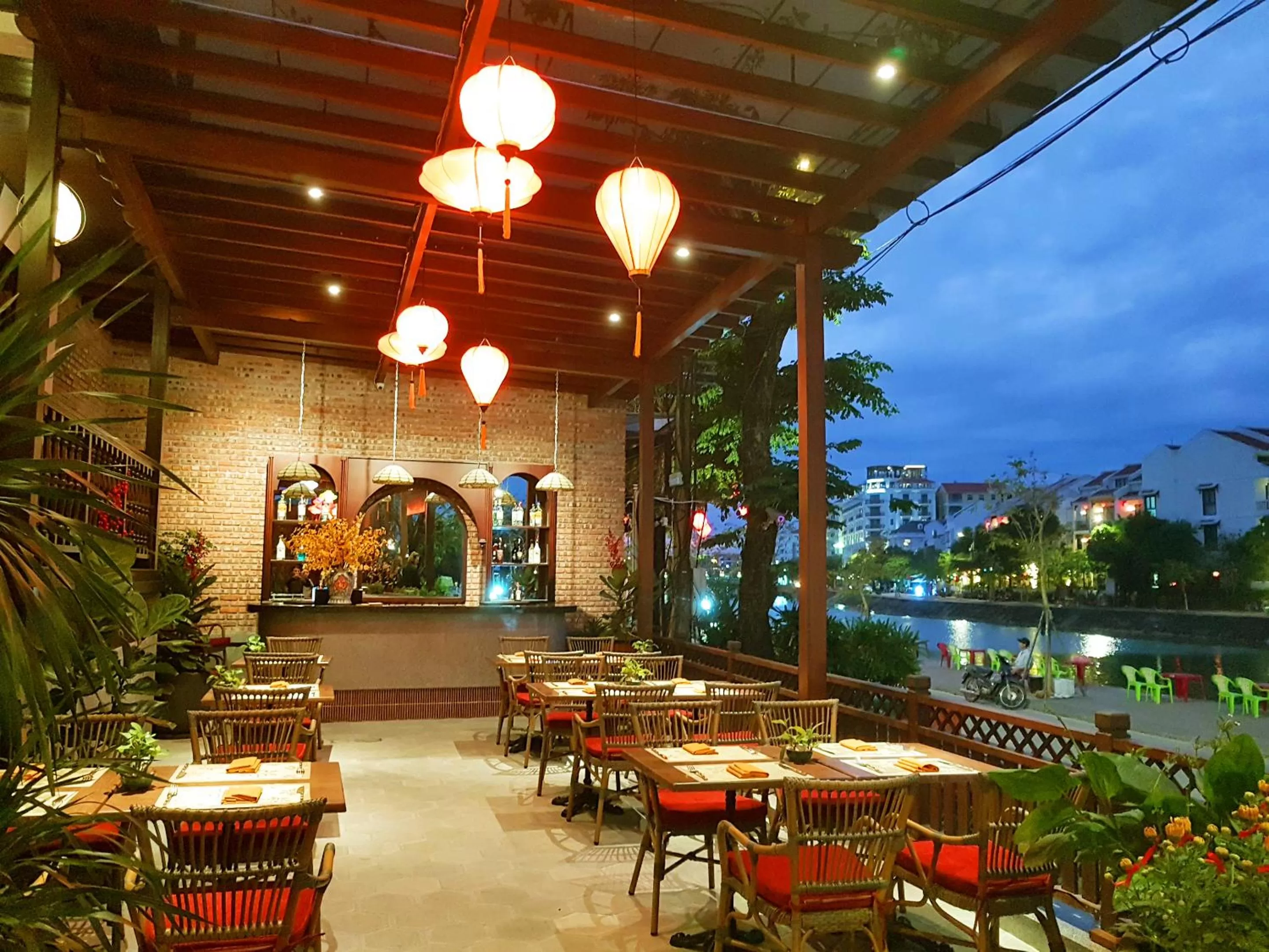 Lounge or bar in Little Hoi An . A Boutique Hotel & Spa