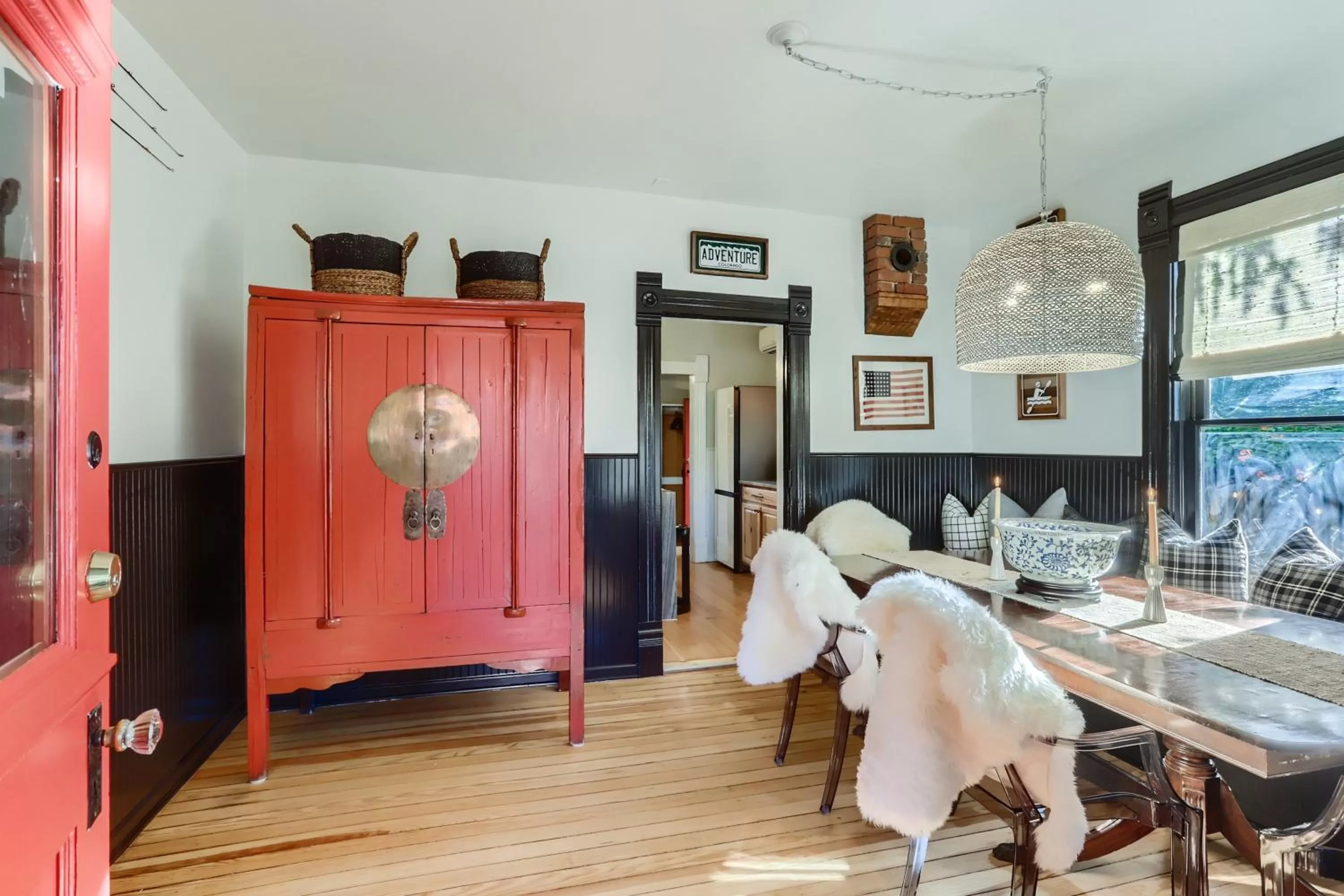 Dining area in A-Lodge Lyons