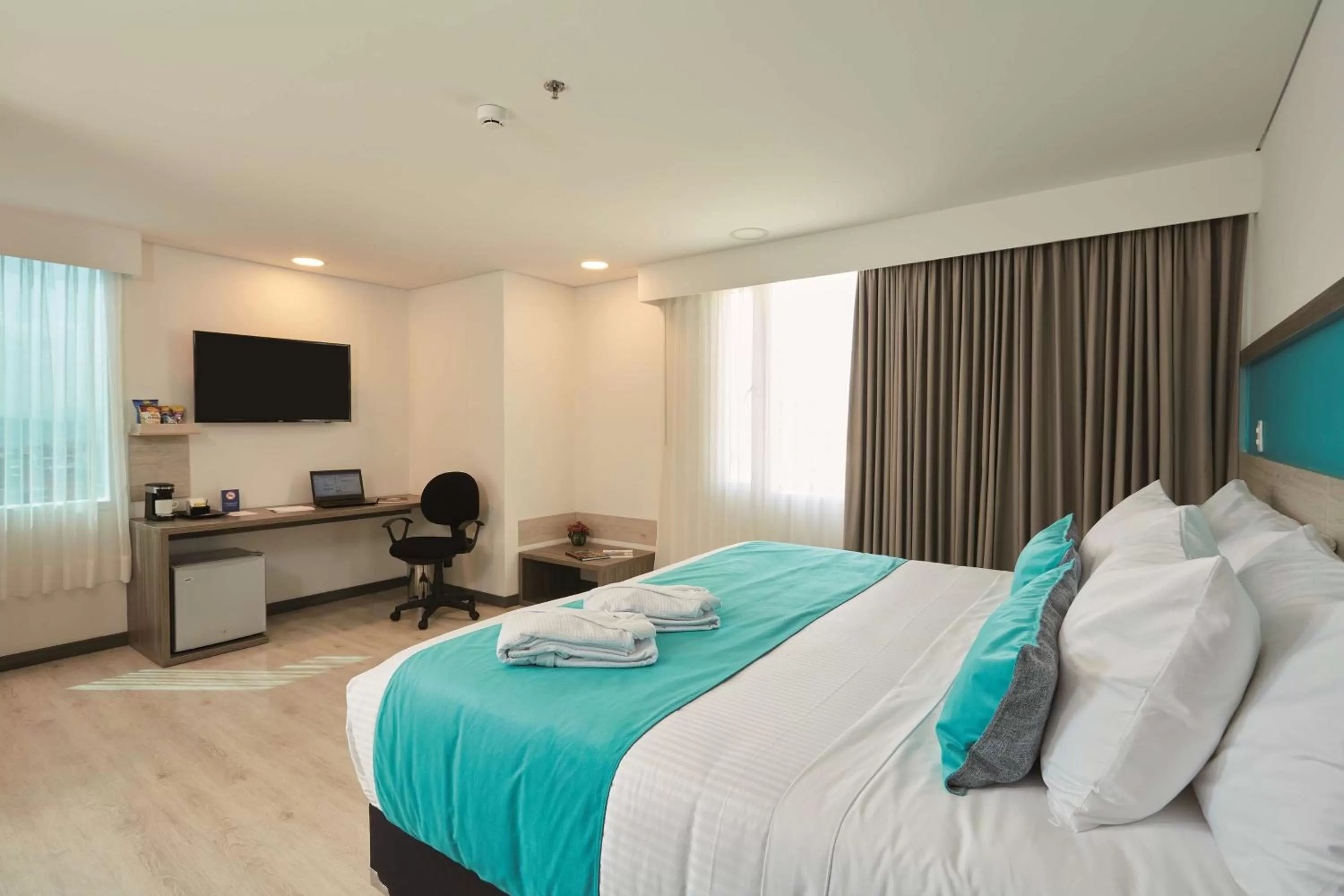 Photo of the whole room, Bed in Hotel Nivari Duitama