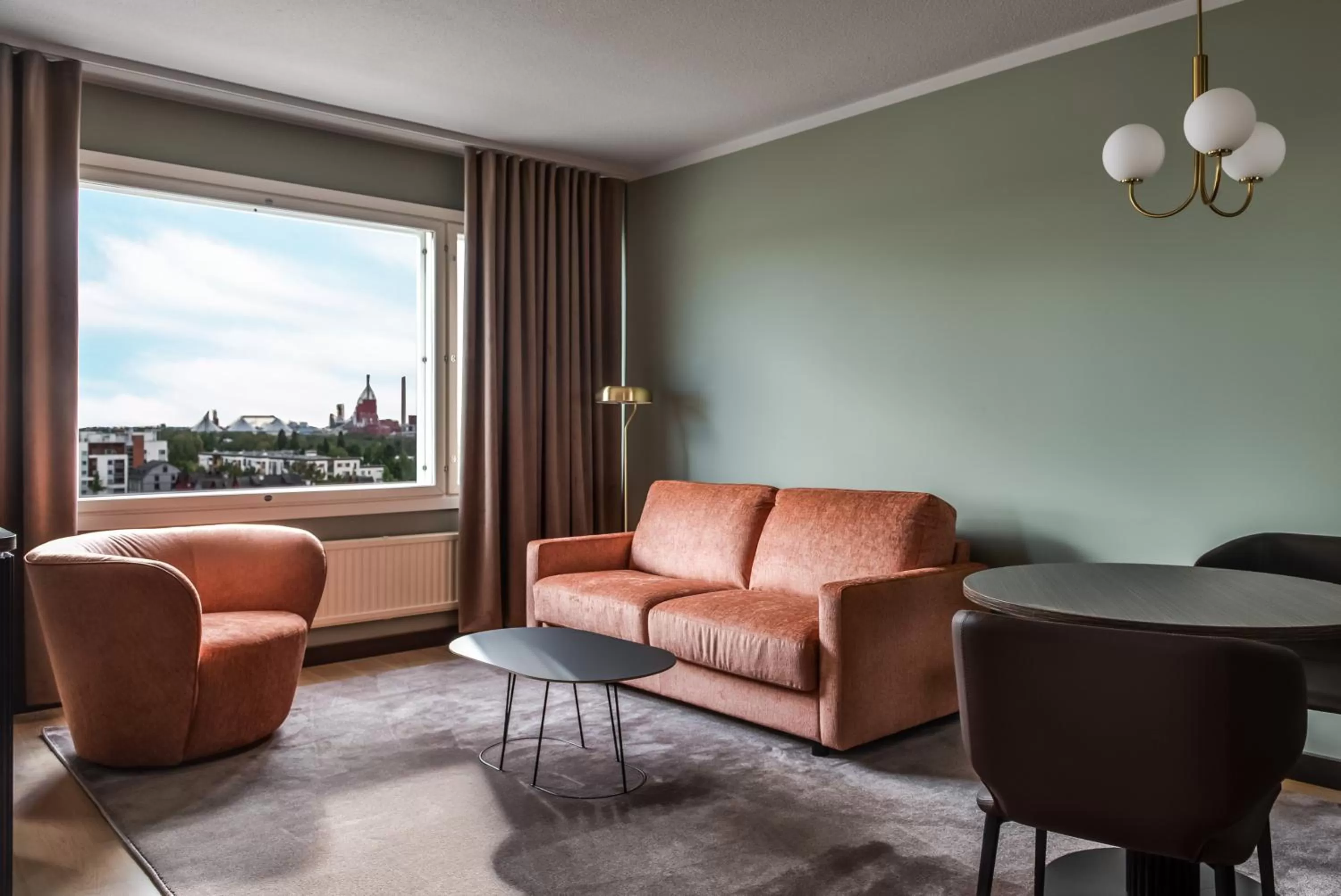 Seating area in Radisson Blu Hotel, Oulu