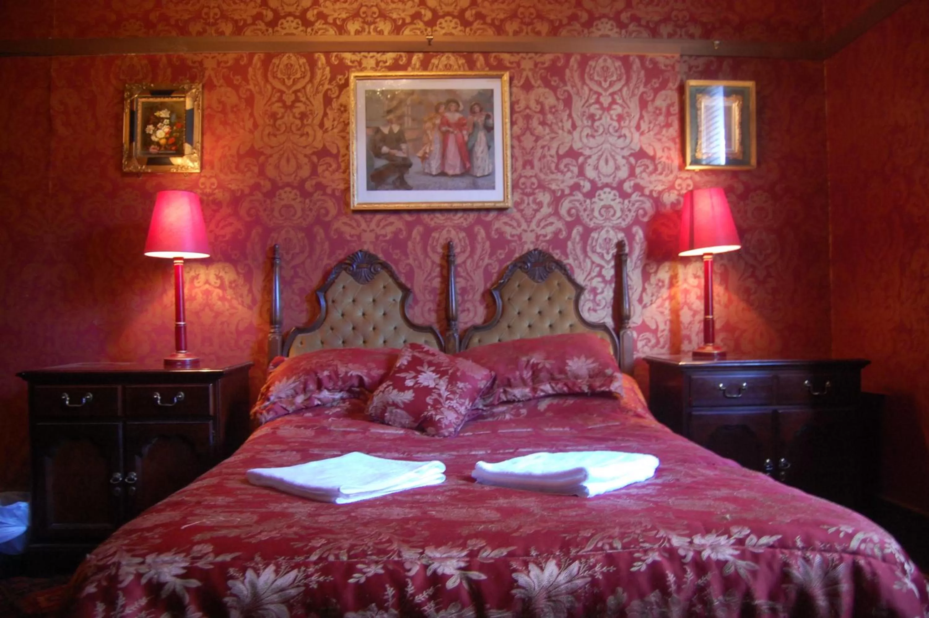 Bed in Shakespeare Hotel