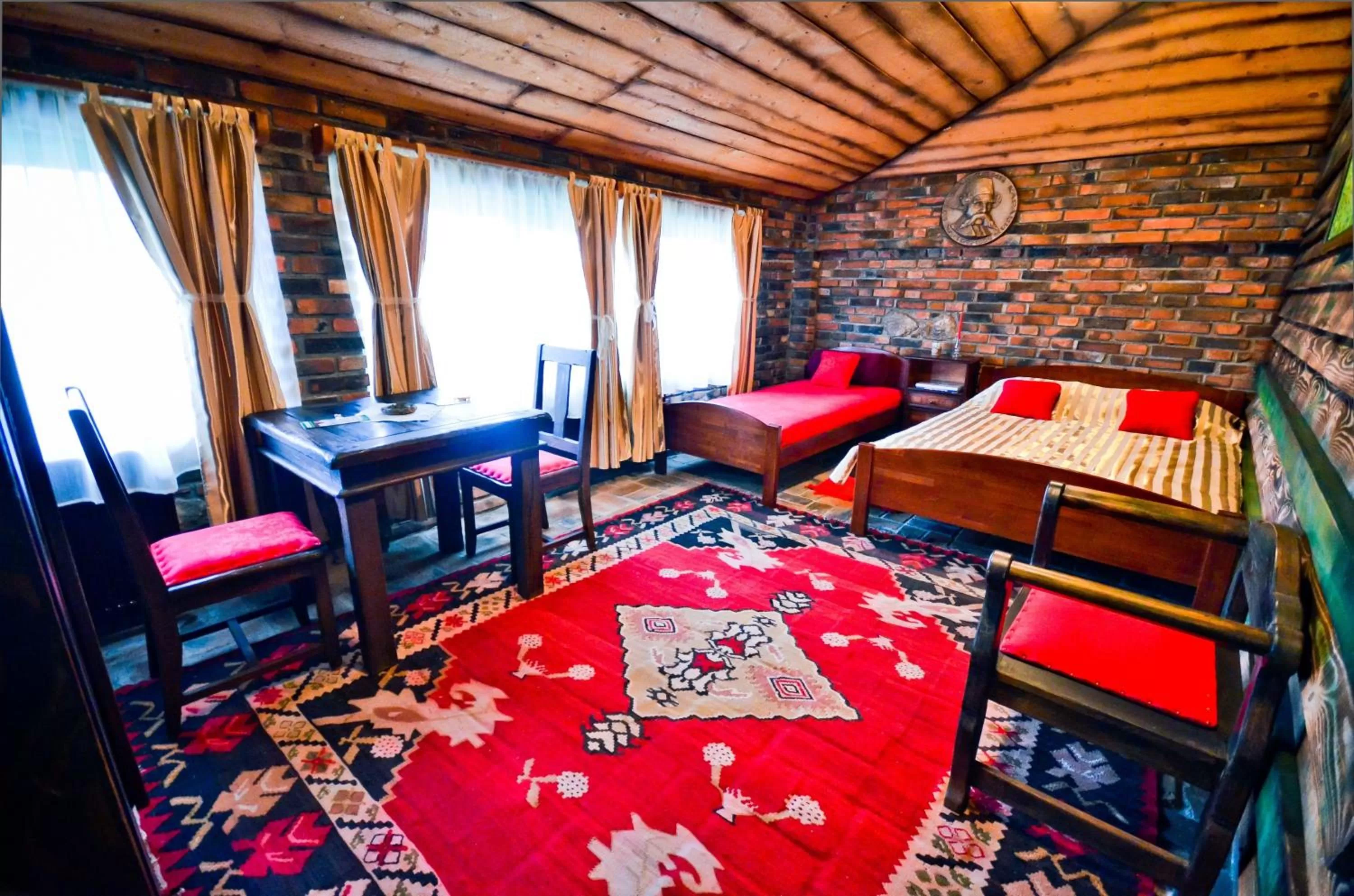 Bed in B&B Etno Village Sunčana Reka