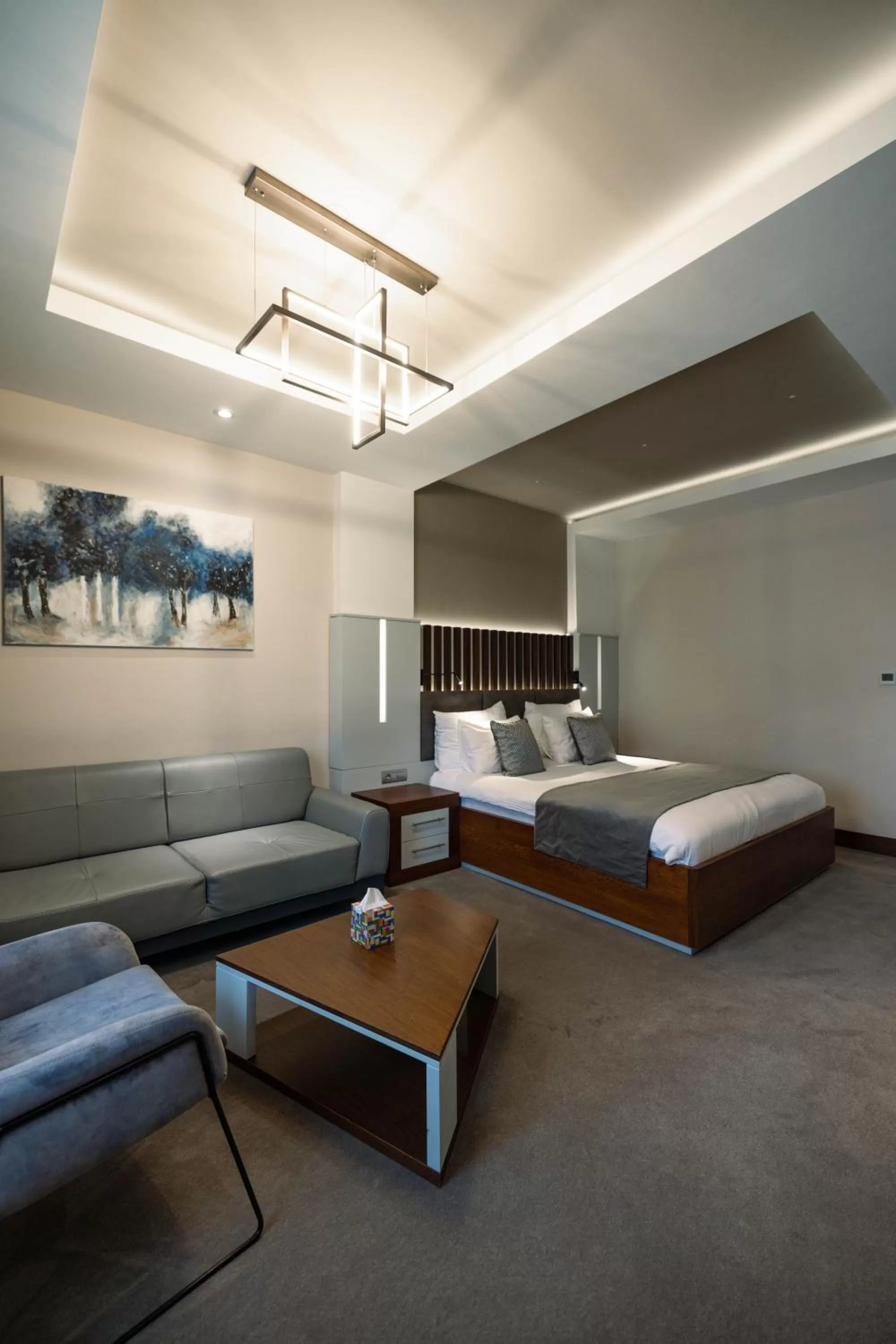 Bed in Hotel Prishtina