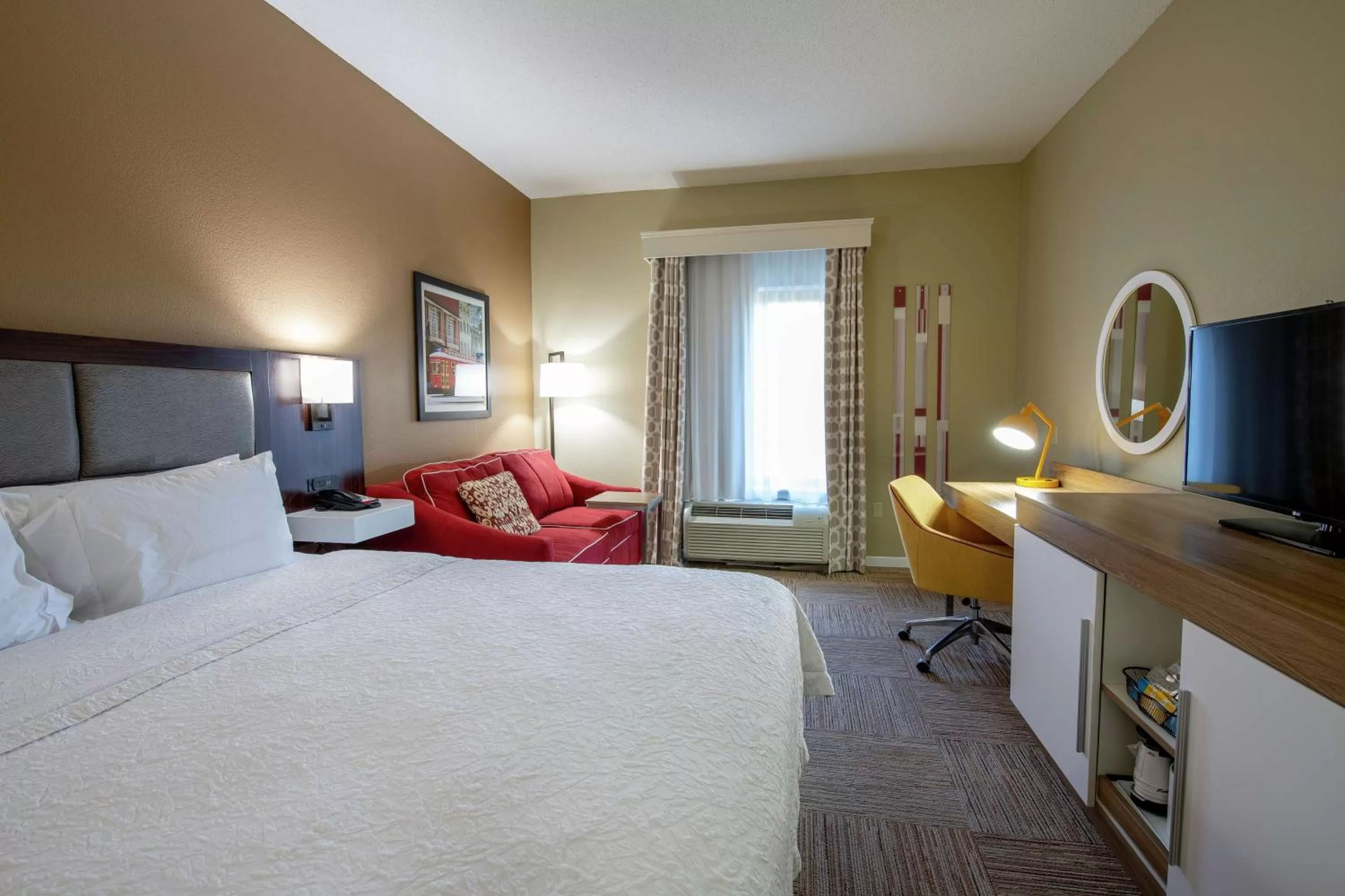 Bedroom, Bed in Hampton Inn and Suites Lafayette