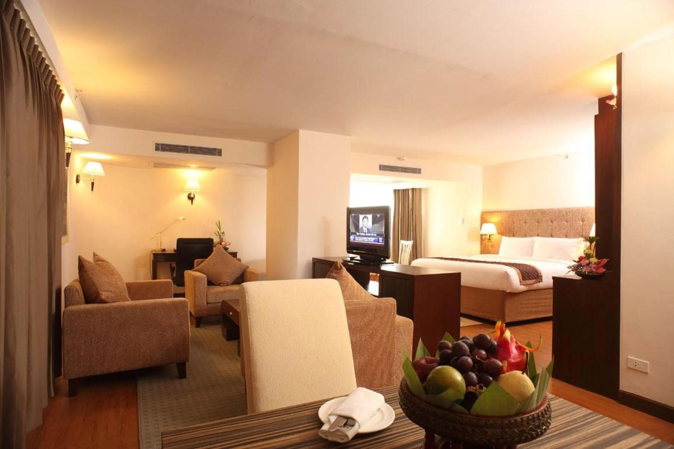 Decorative detail, Bed in Furama Chiang Mai