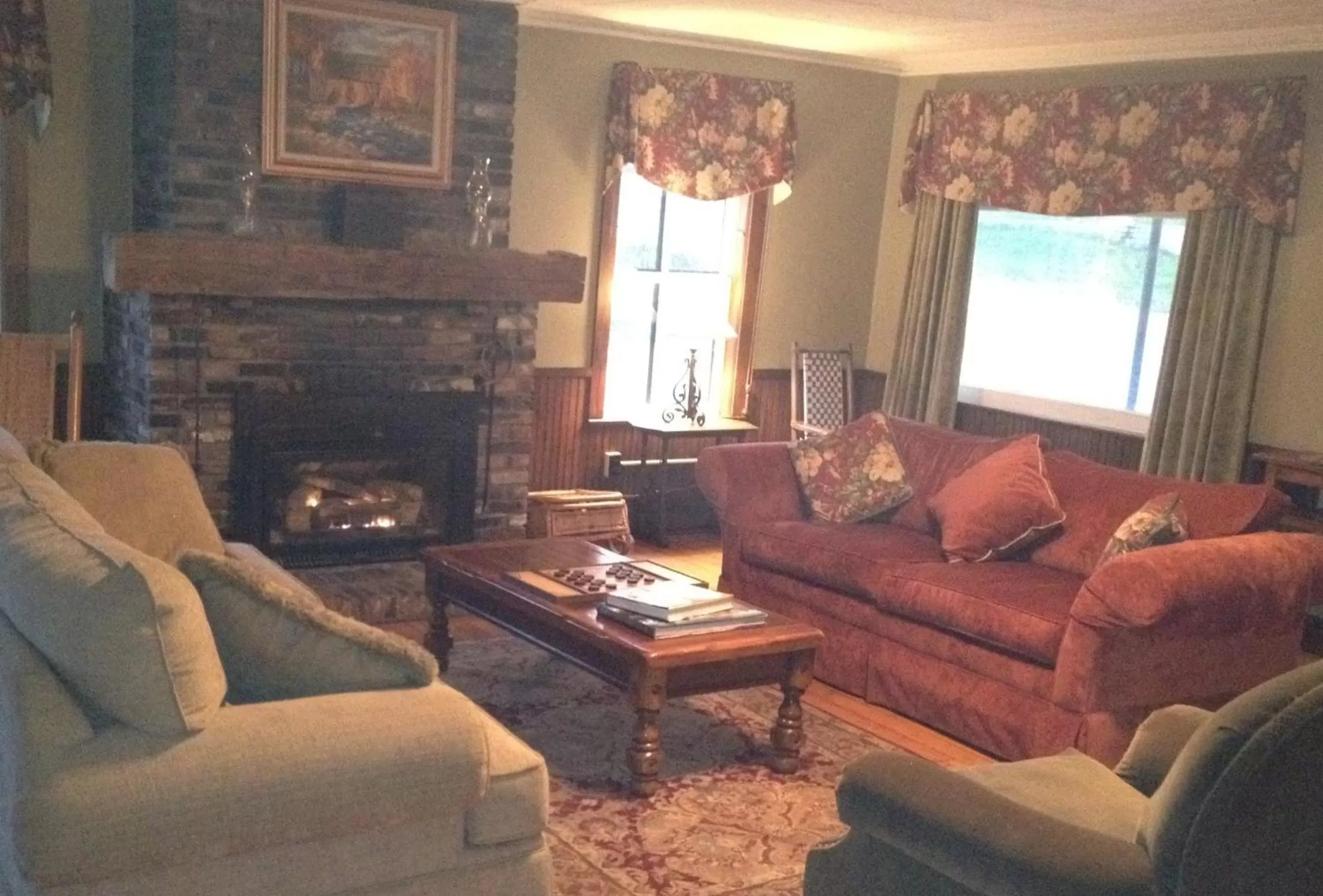 Living room in Smugglers Notch Inn