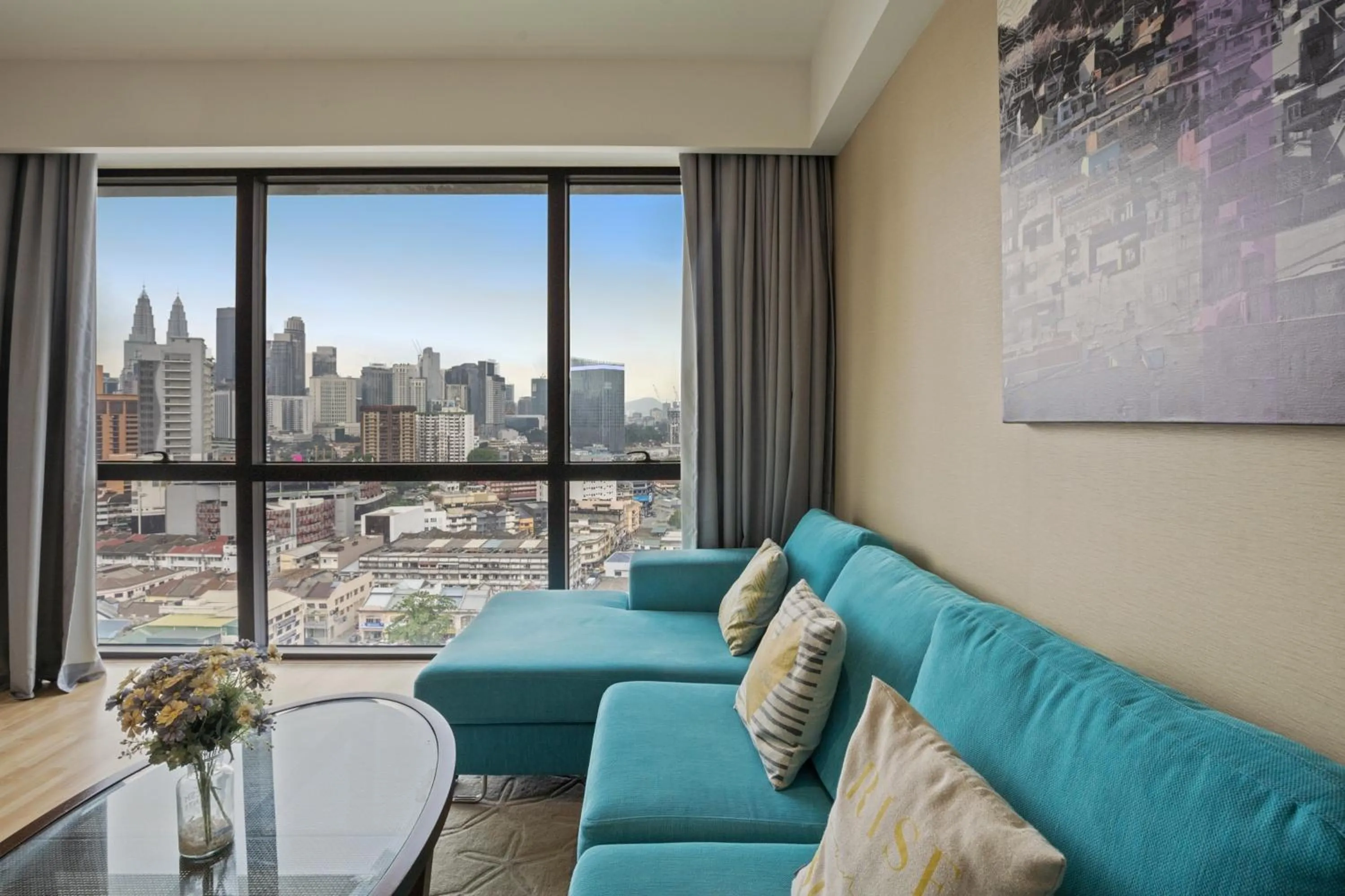 Seating area in Greystone D' Majestic Place