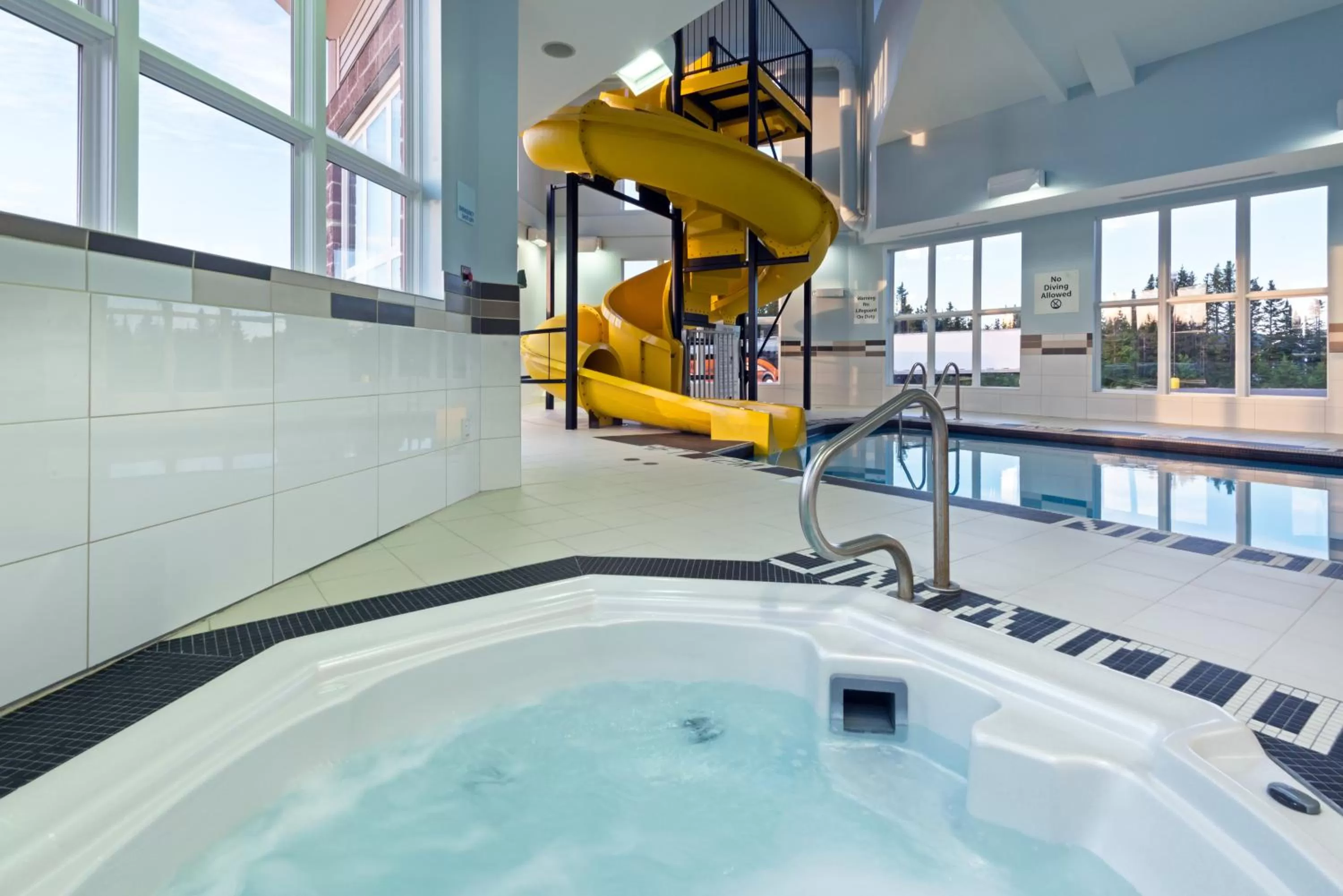 Swimming pool in Holiday Inn Express Deer Lake, an IHG Hotel