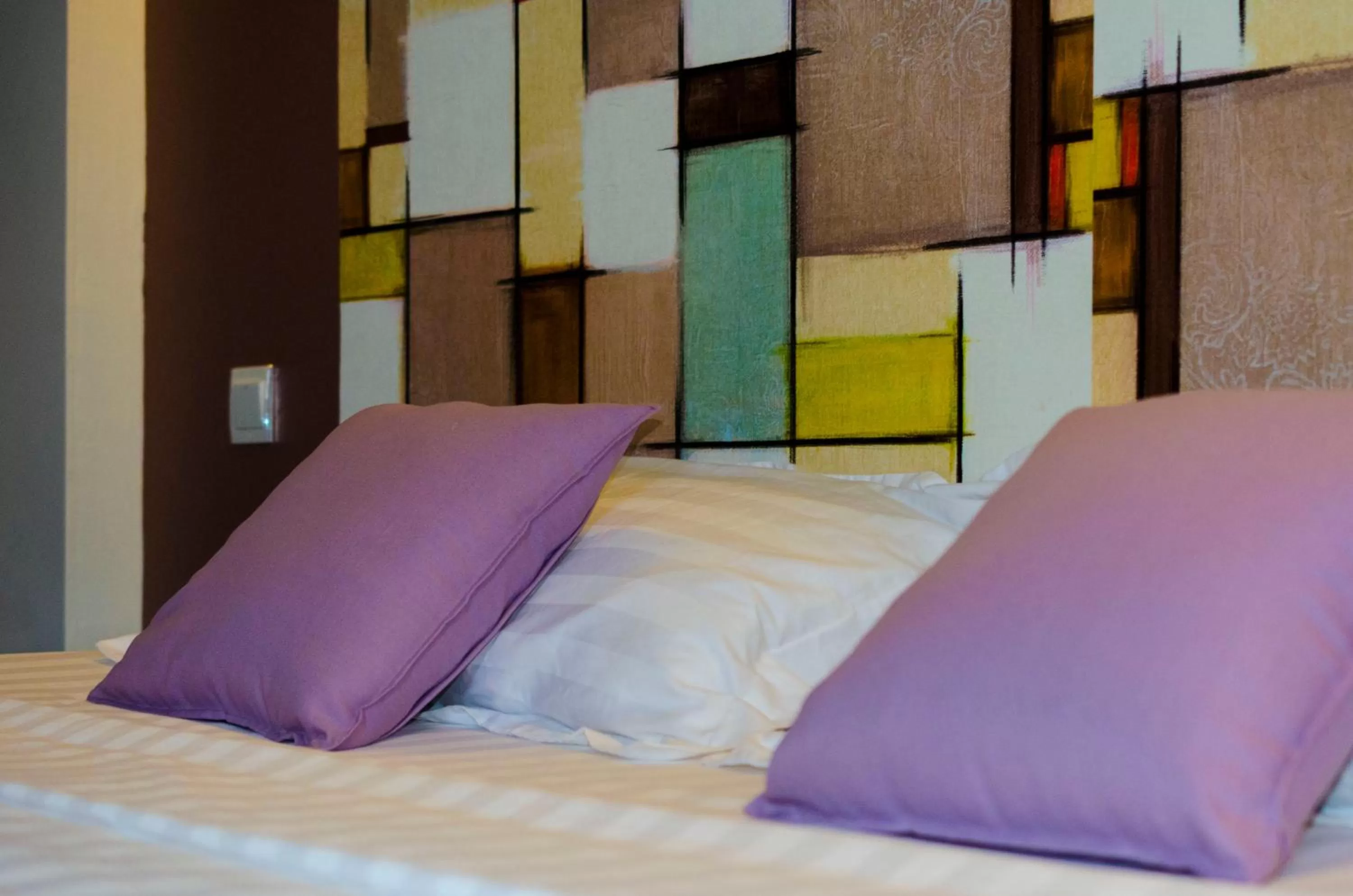 Bed in Angkor International Hotel