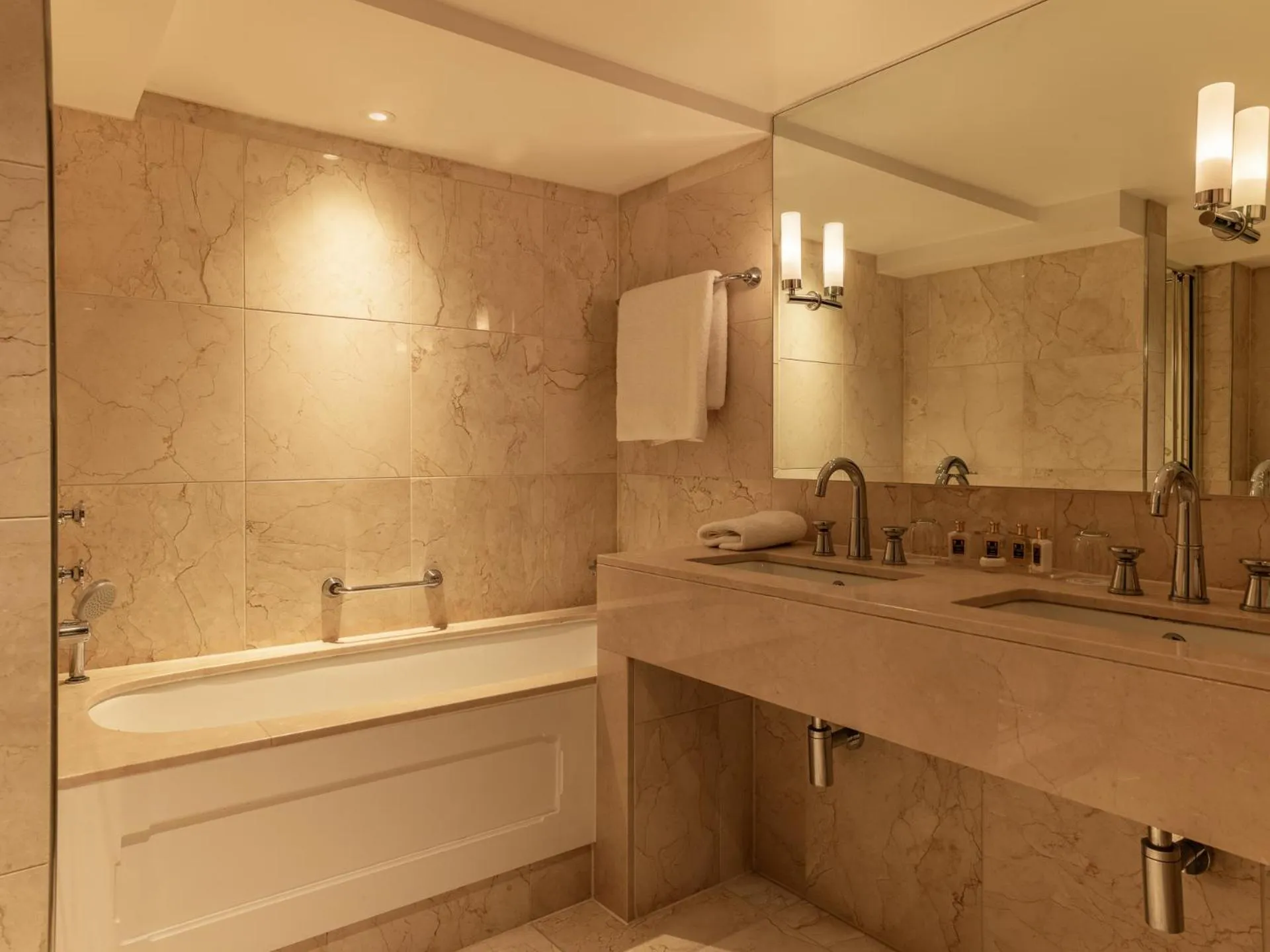 Bathroom in The Lygon Arms - an Iconic Luxury Hotel