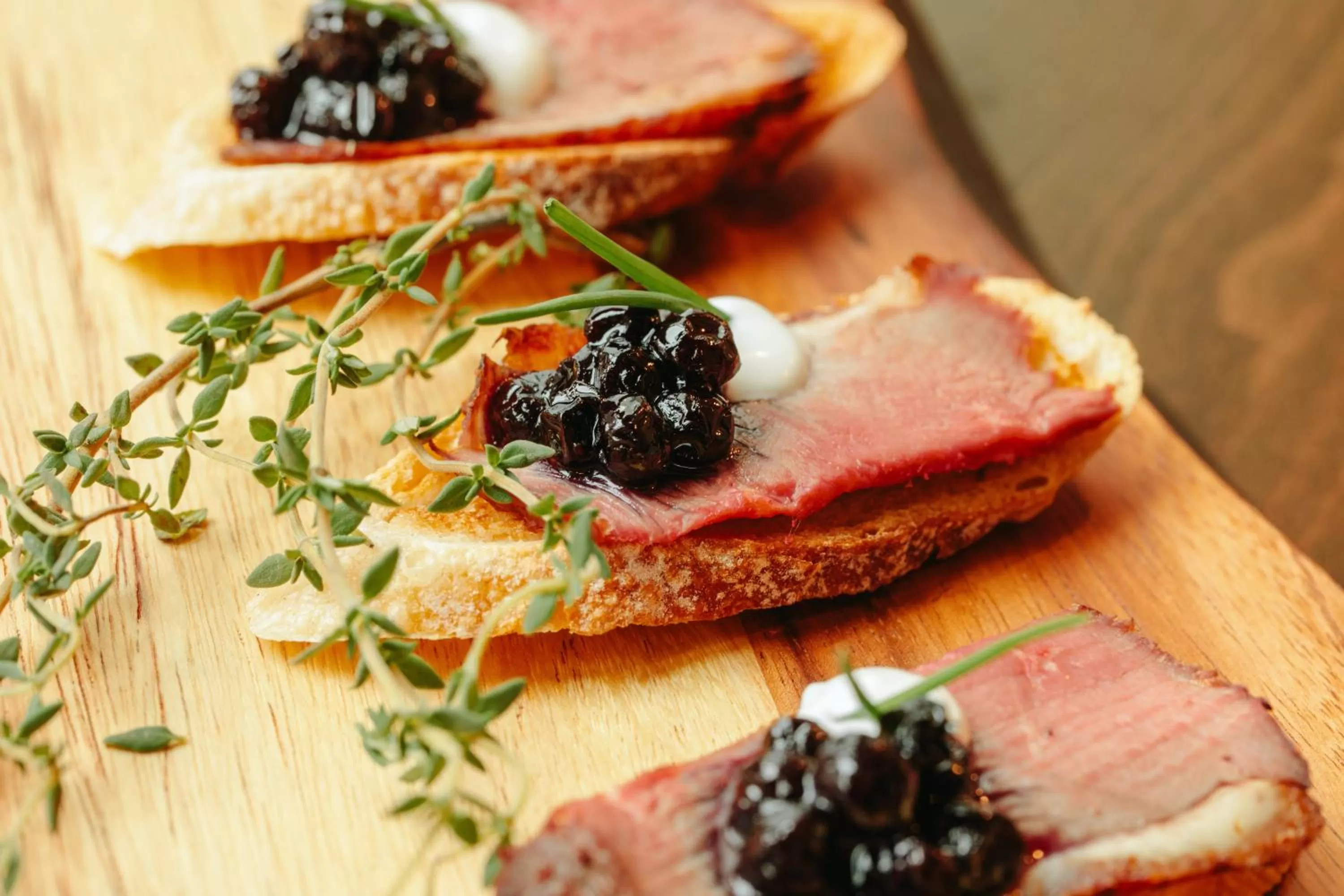 Food close-up in Revere Hotel Boston Common