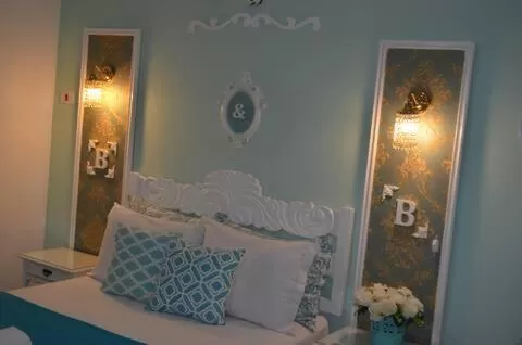 Bed in La Maison Brasiliana B&B