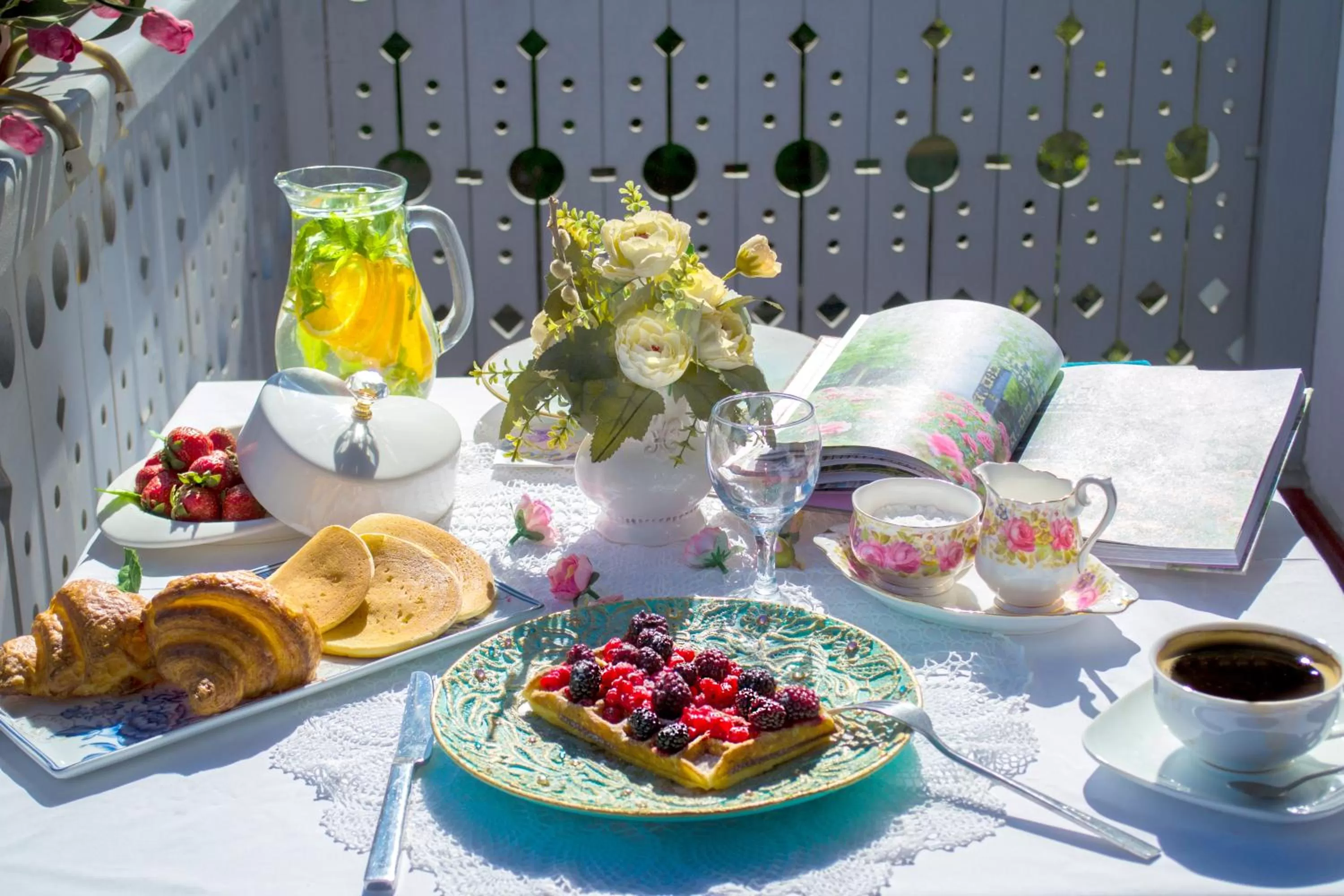 Balcony/Terrace in River Side Hotel Tbilisi