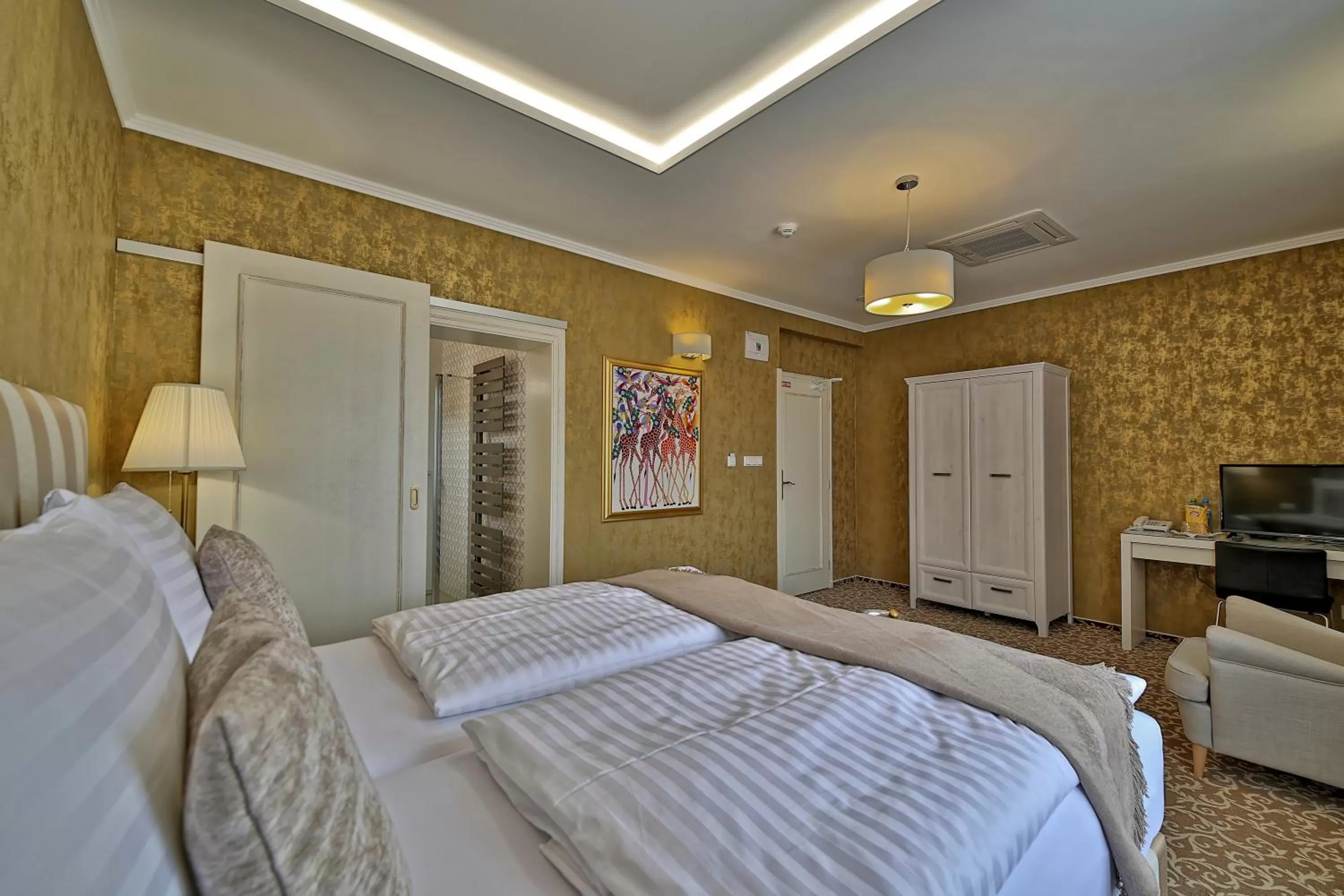 Bed in Hotel Pod Bránou