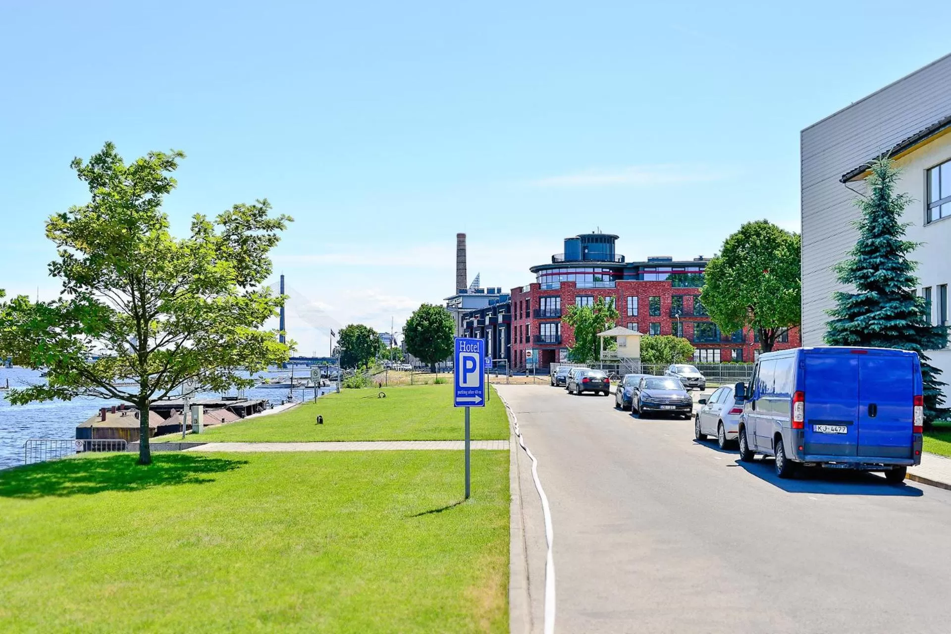 Inner courtyard view in Superior Hotel Vantis Riverside