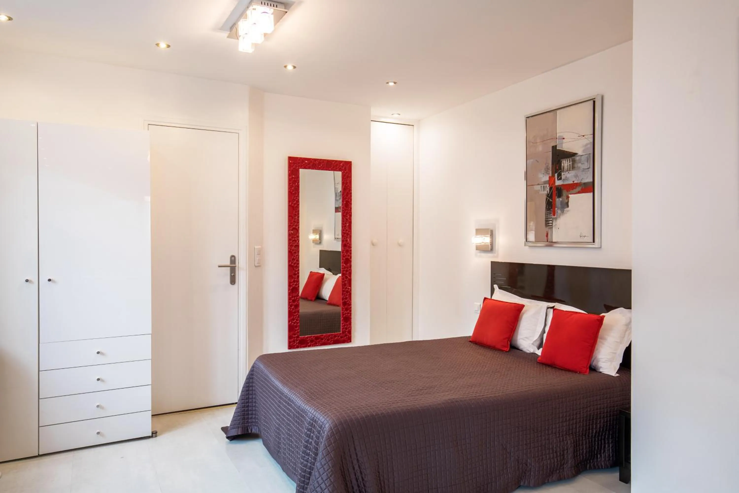 Bedroom, Bed in Hotel De L'Horloge