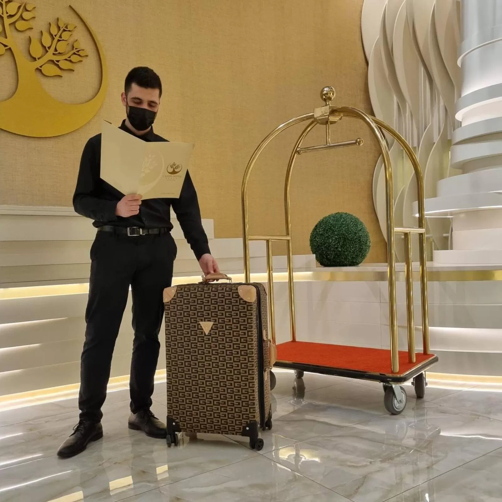 Staff in Green Suites Boutique Hotel