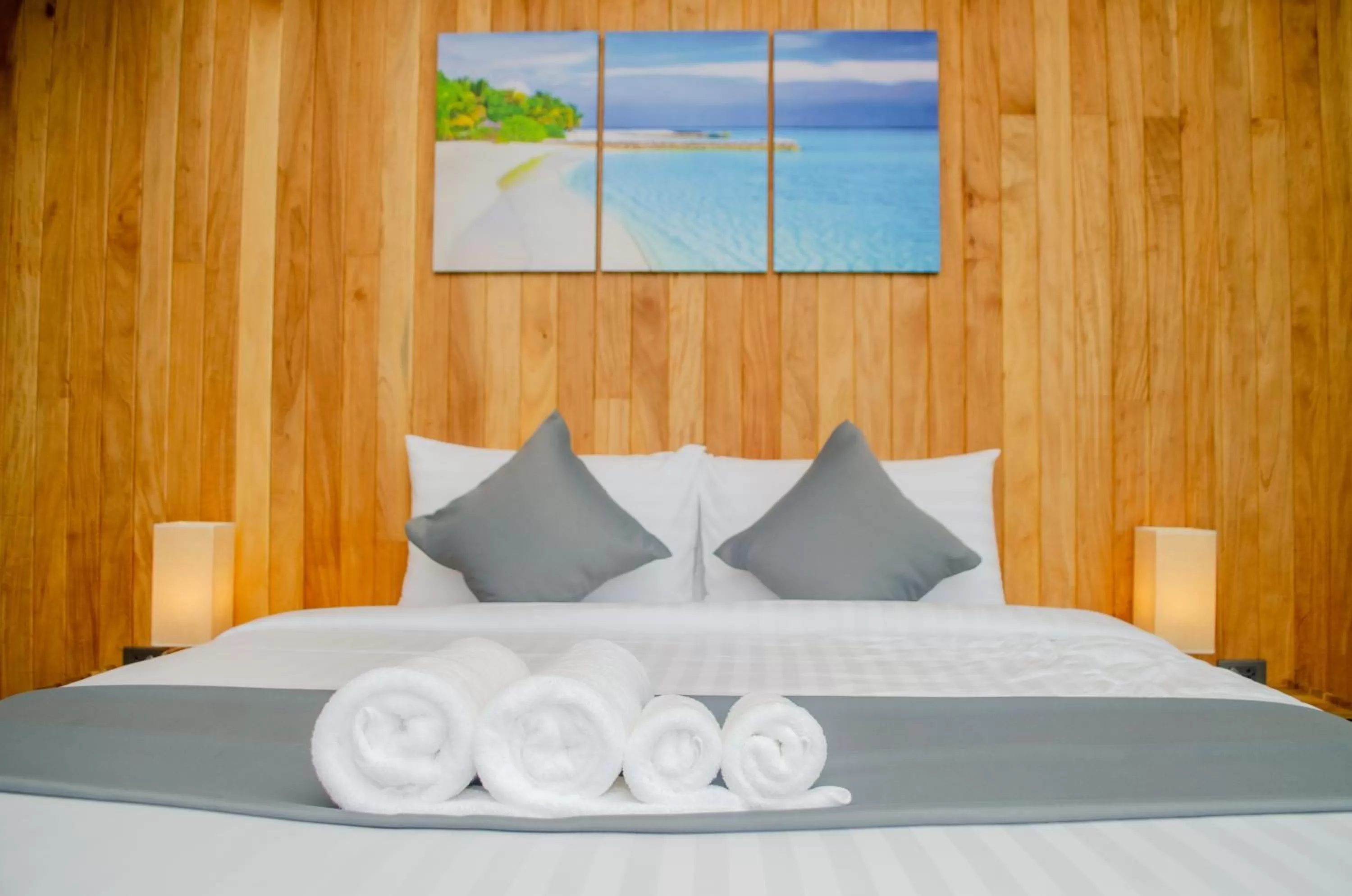 Bed in Ao Luek Panoramic Pool-SHA Plus