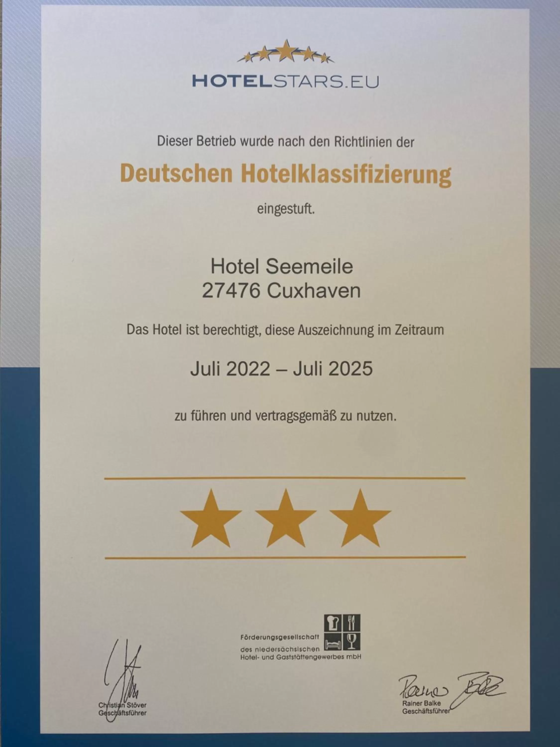 Certificate/Award in Hotel Seemeile