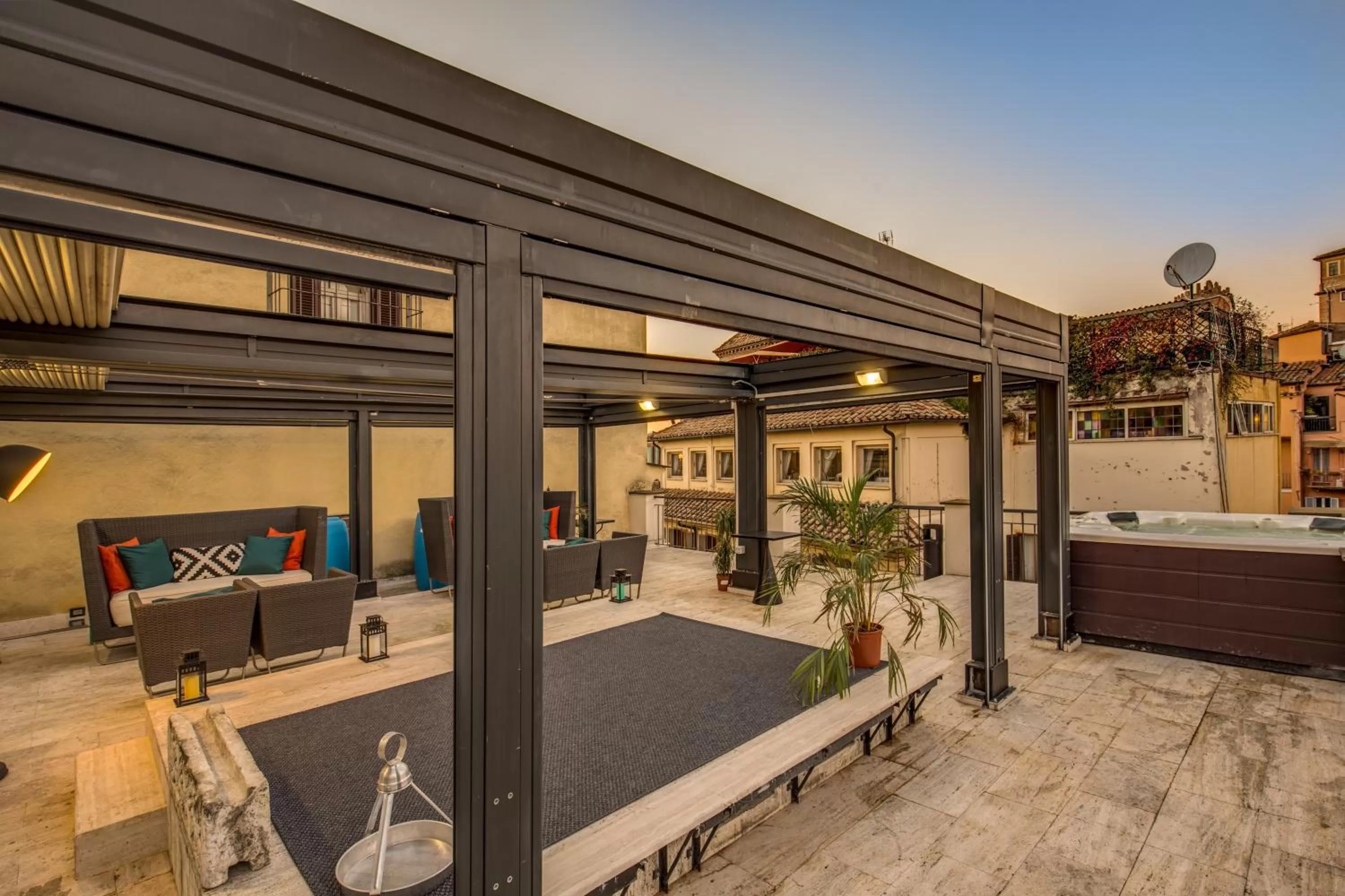 Balcony/Terrace in Residenze Argileto Terra