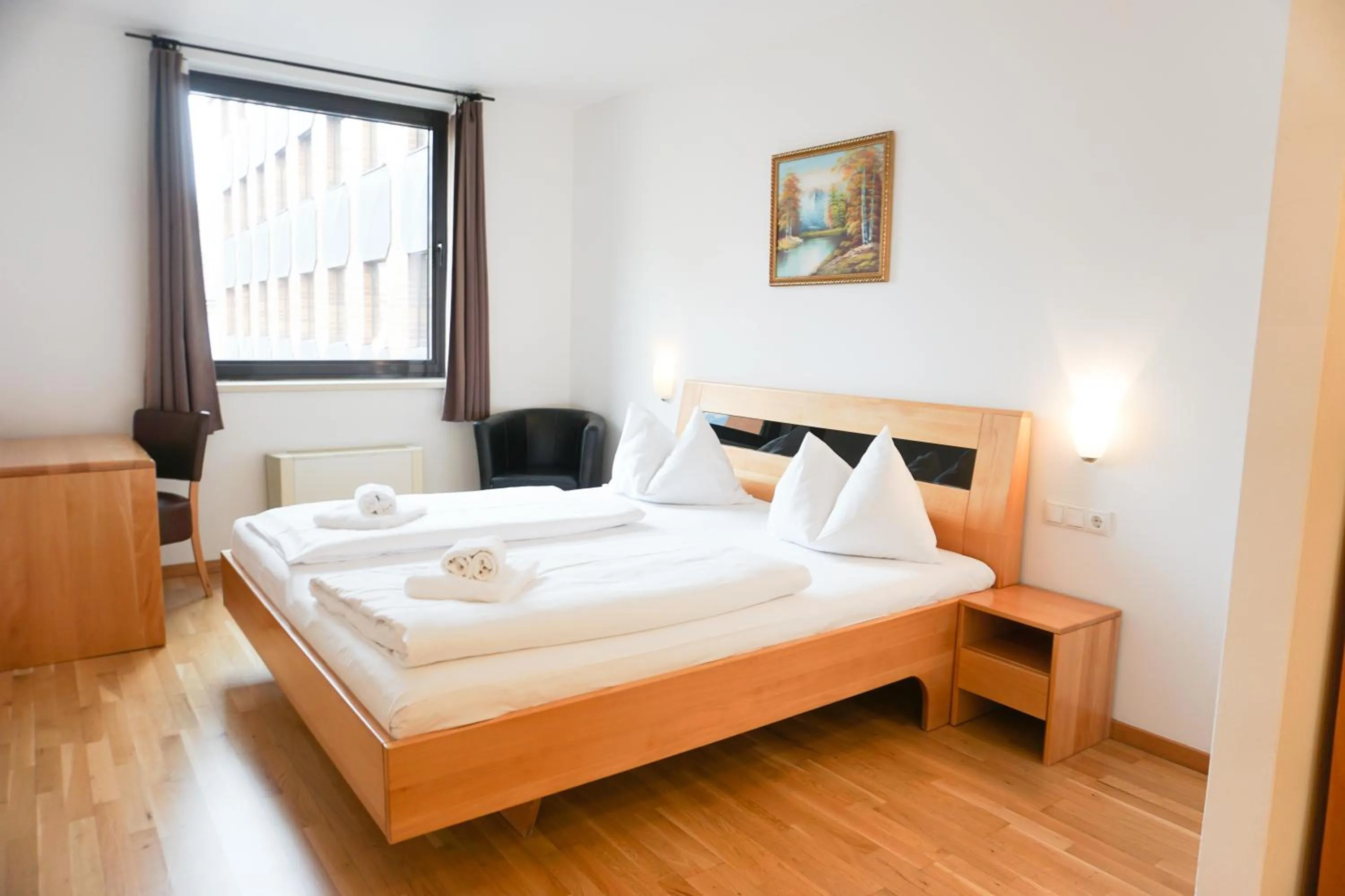 Bed in Hotel Kaffeemühle