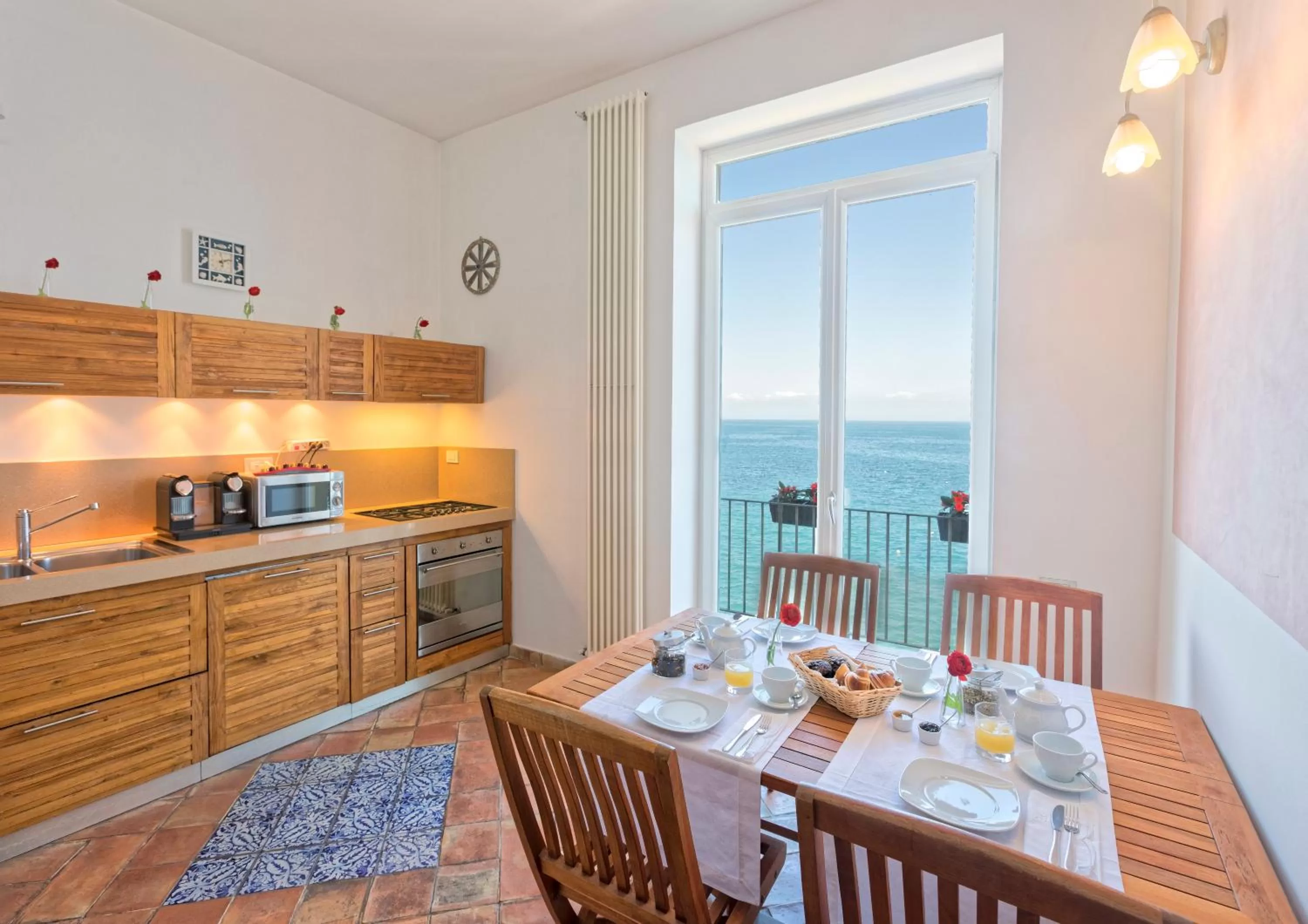 Kitchen or kitchenette in Villa Lieta