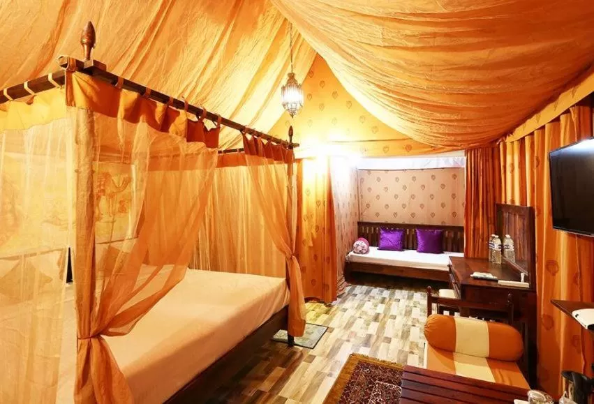 Bedroom in Vedi Farm A Mountain Resort