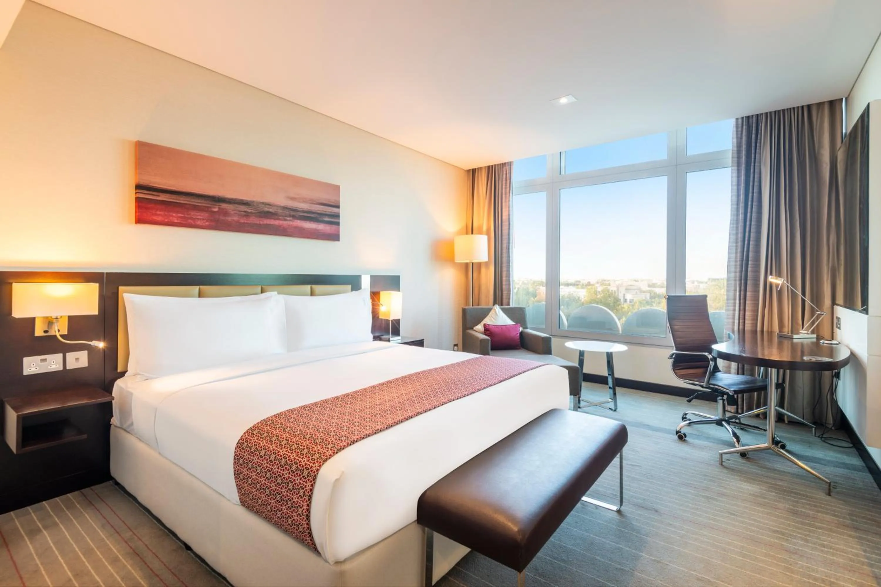 Photo of the whole room, Bed in Holiday Inn Muscat AlSeeb by IHG