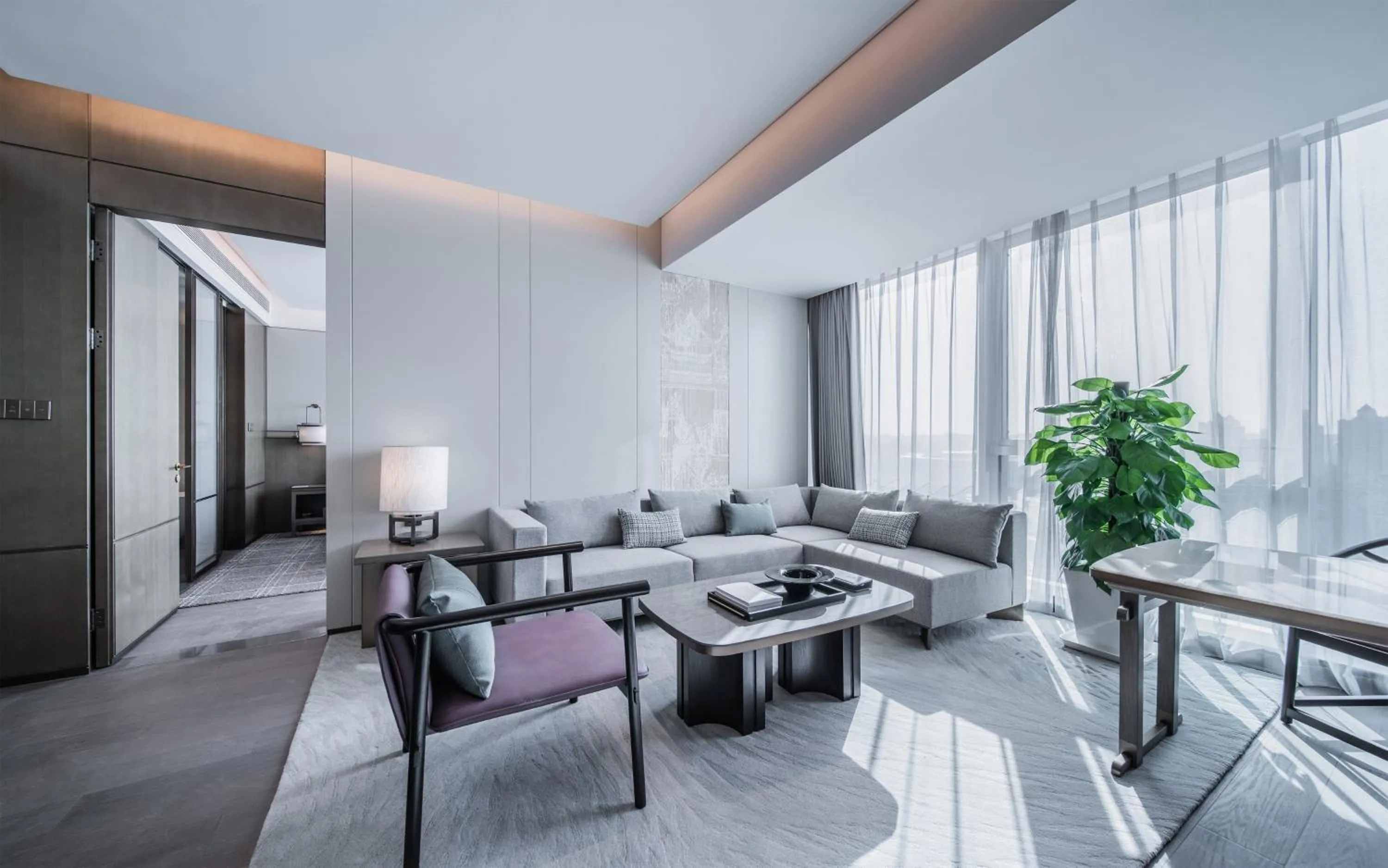 Photo of the whole room in HUALUXE Xi'an Chanba by IHG-西安浐灞华邑酒店-Near Xi'an International Convention Exhibition Center and Shopping mall and The Romantic show of Xi'an-Free Luggage Storage-English Service