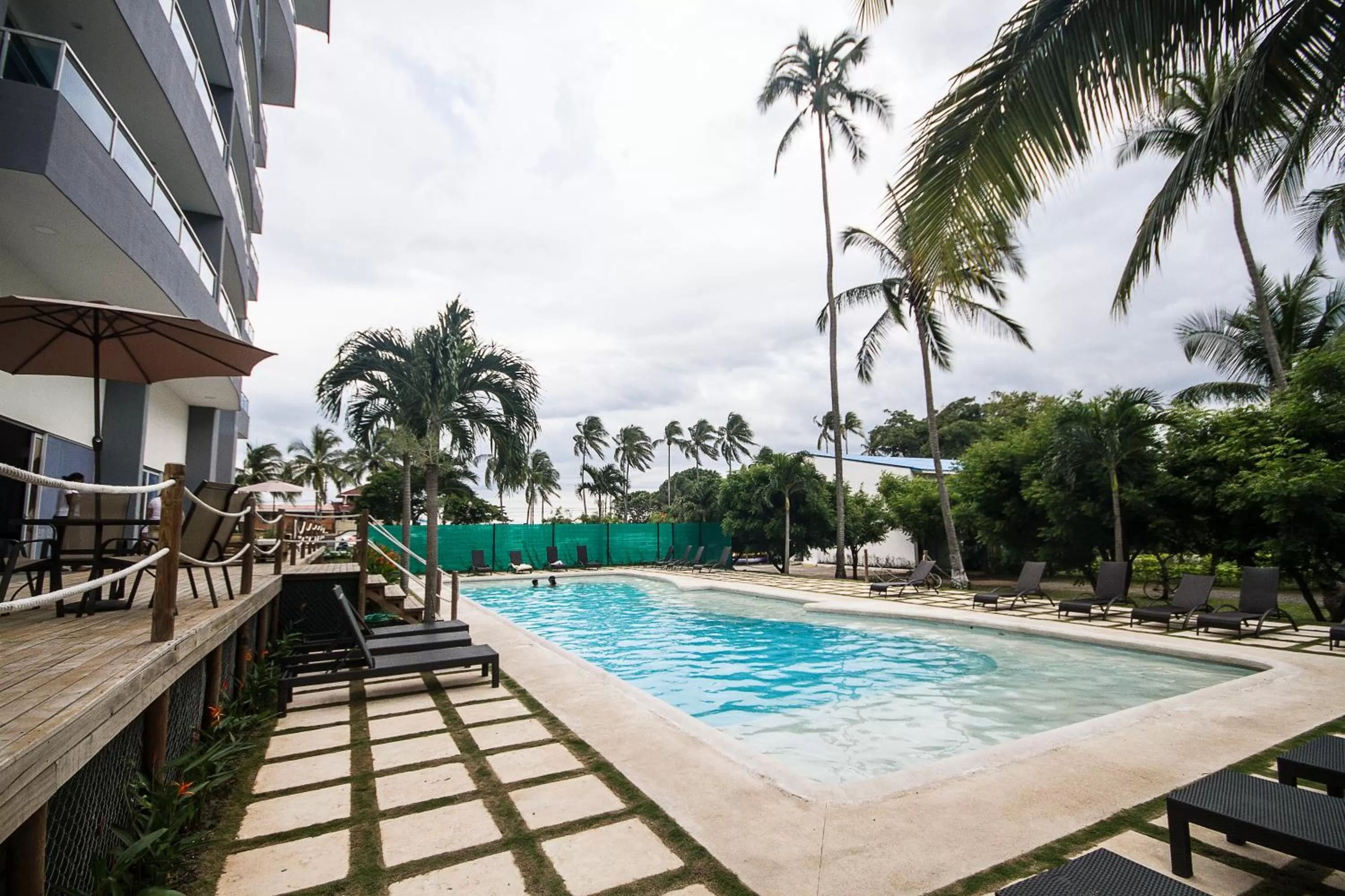 Pool view in Puerto Azul Hotel
