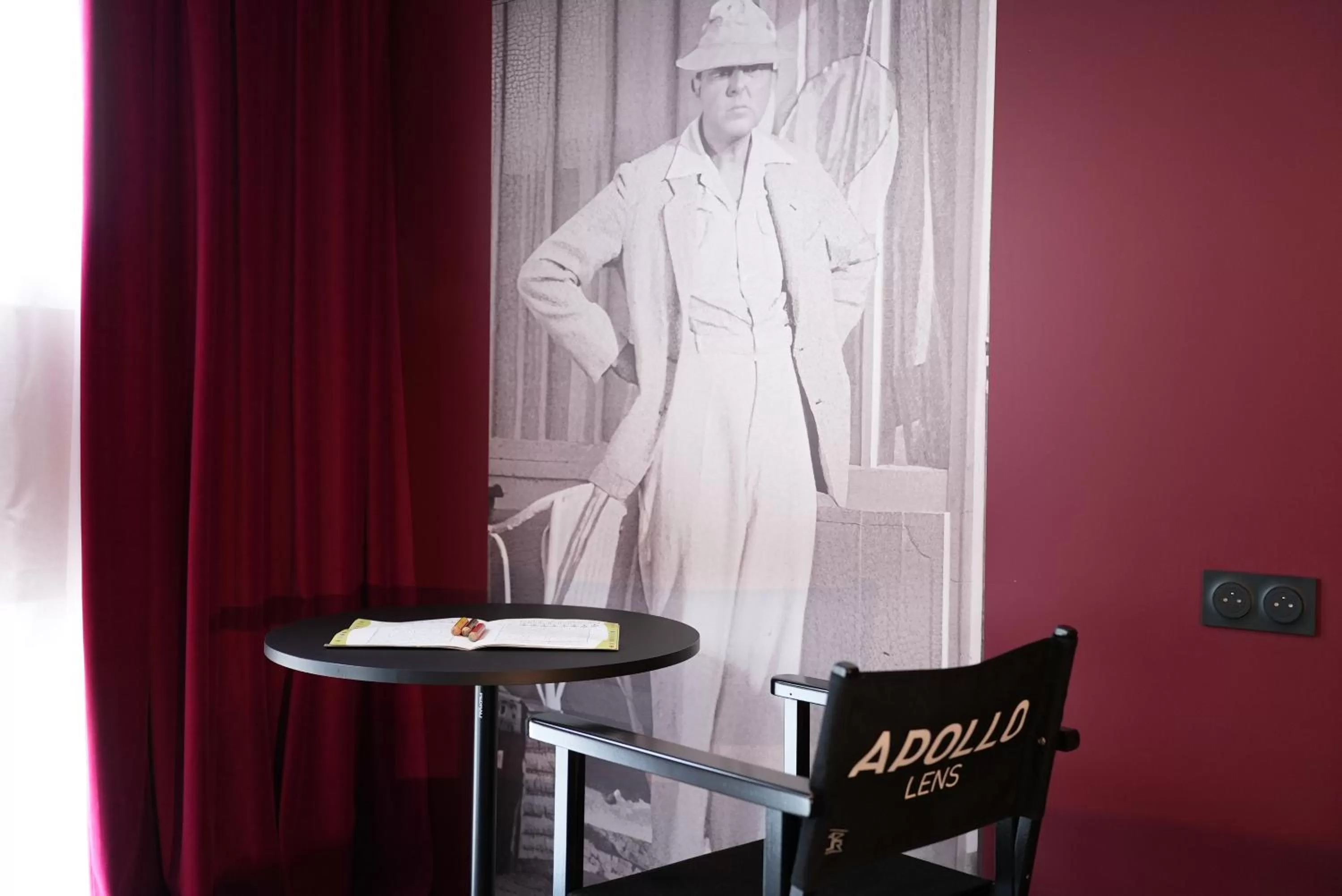 Decorative detail in ibis Styles Lens Centre Gare