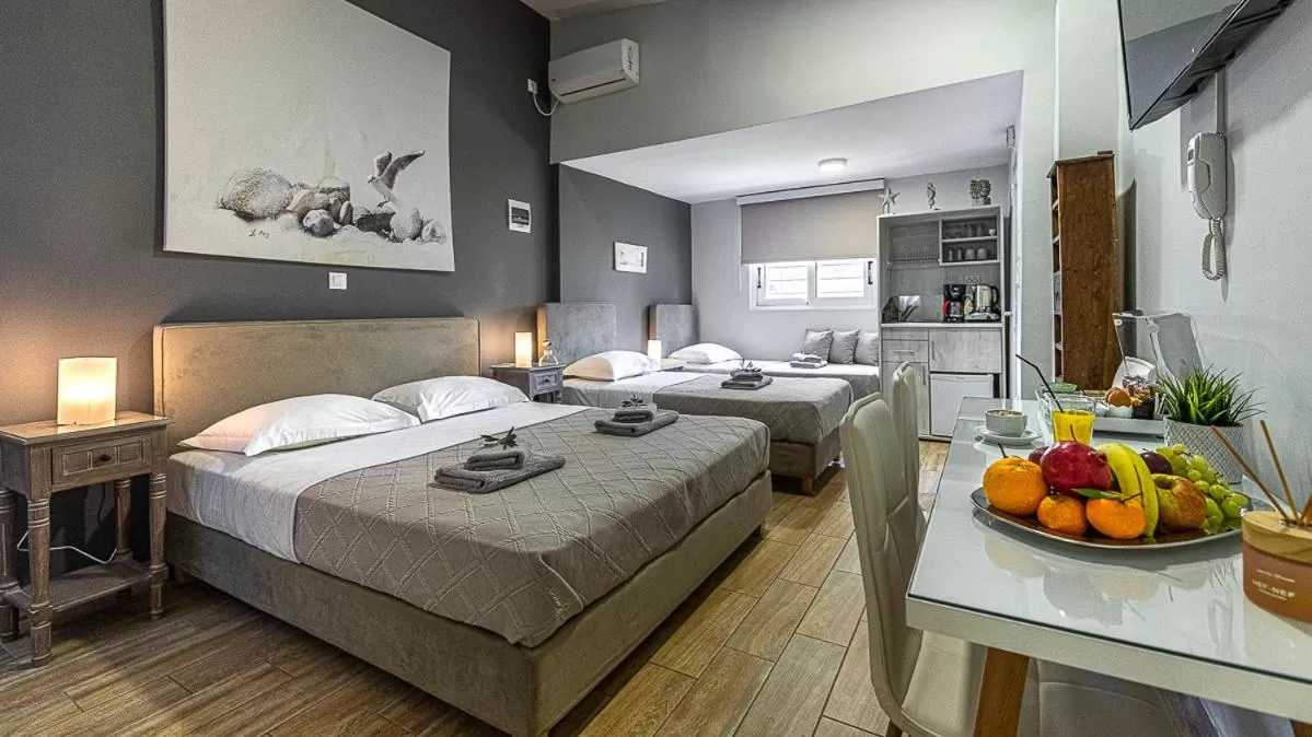 Bed in Comfort Stay Athens Airport Hotel - FREE shuttle from and to the airport