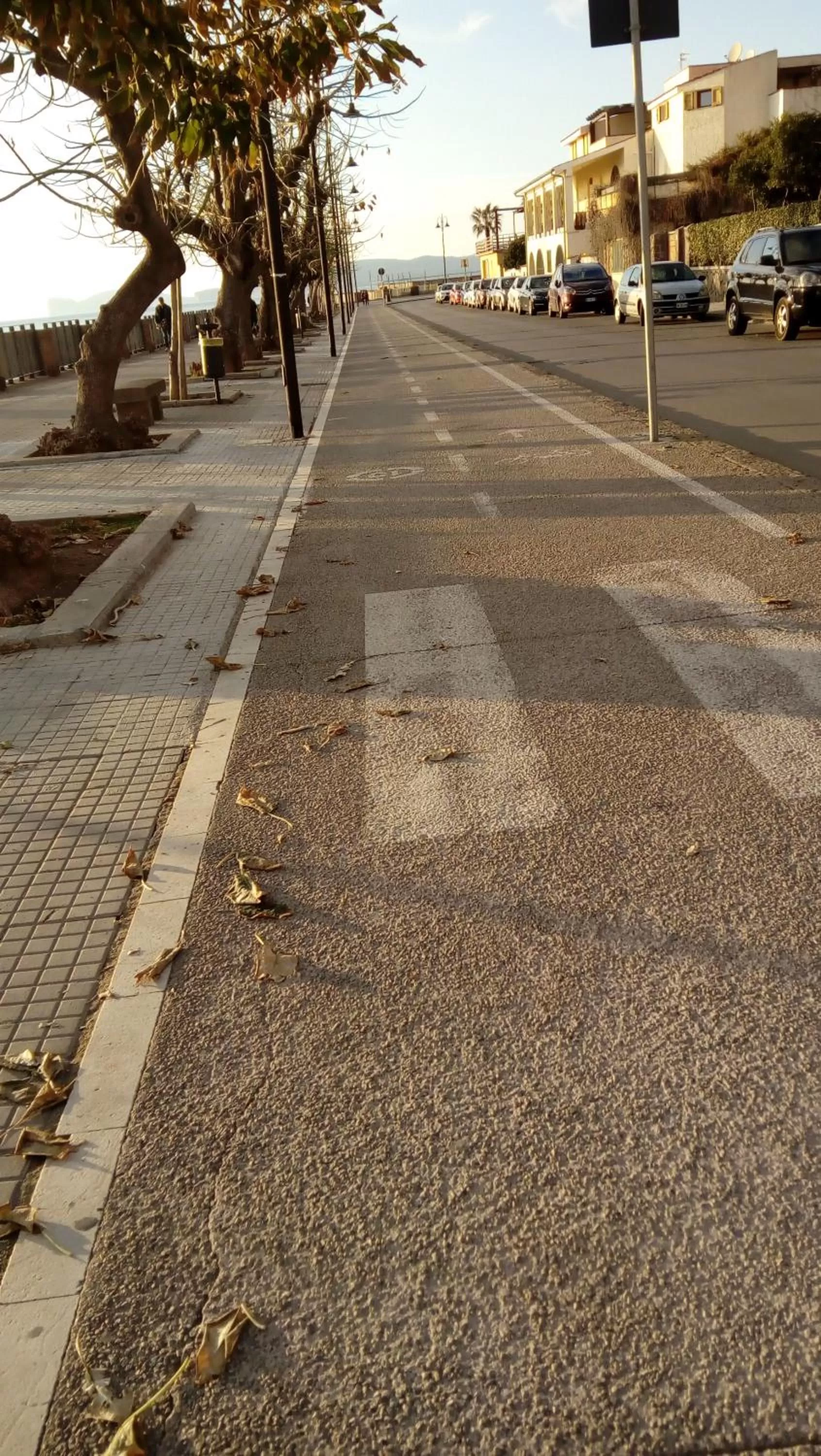 Neighbourhood in Alghero in bicicletta