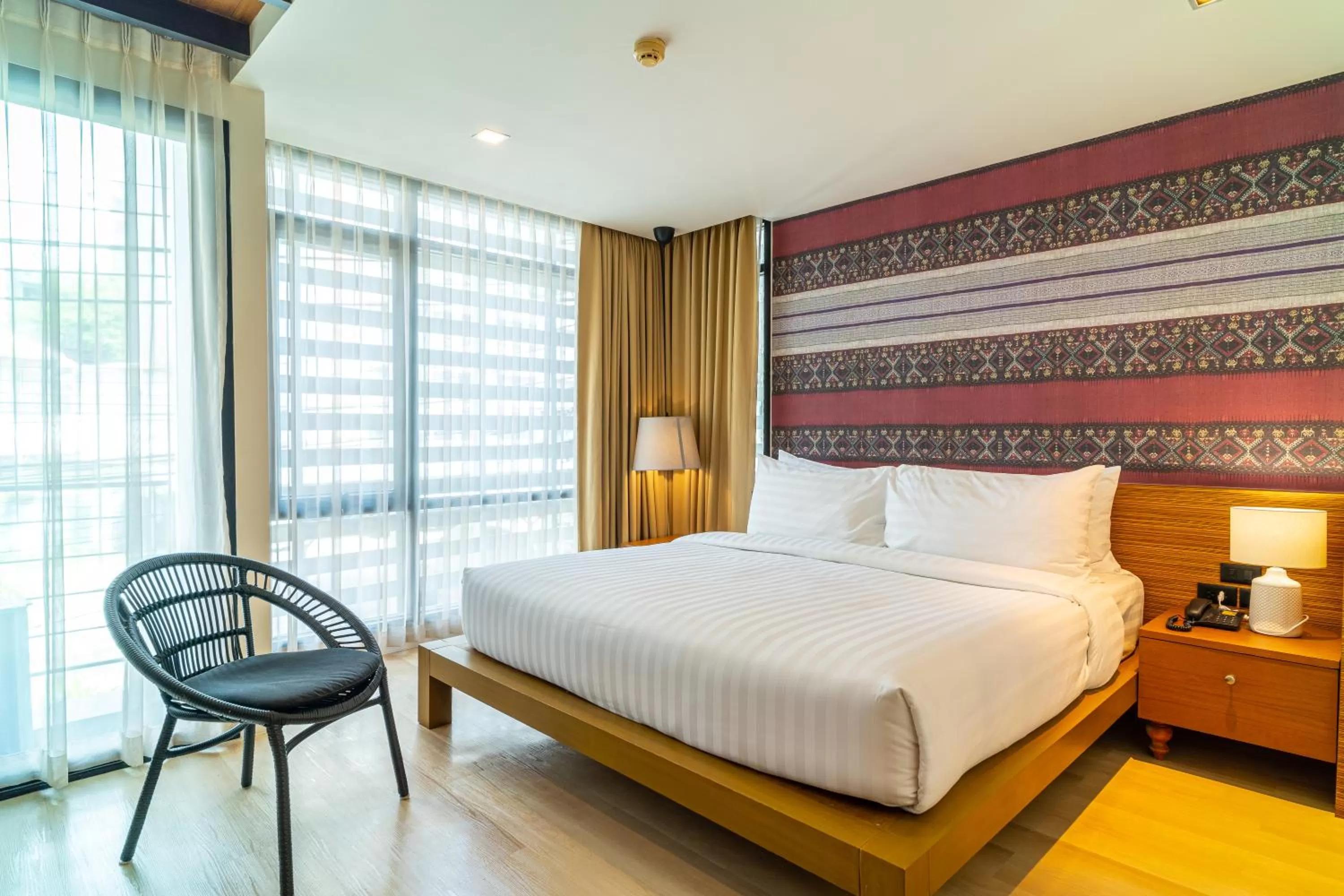 Photo of the whole room, Bed in Amber Boutique Silom