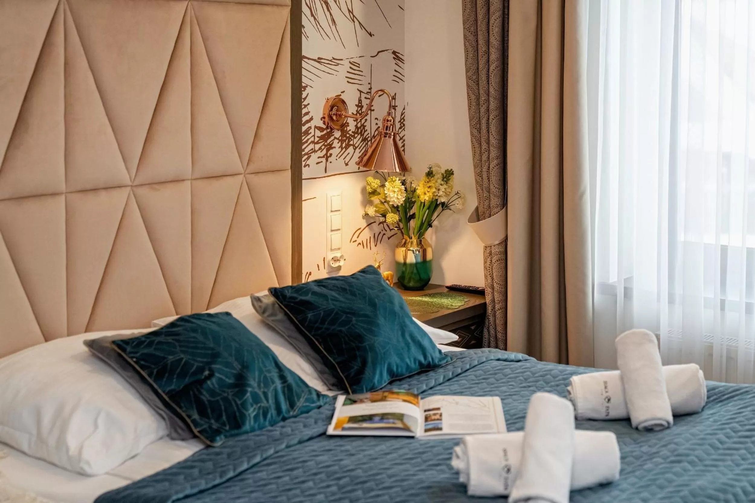 Bed in Serce Tatr Residence Zakopane - blisko Krupówek