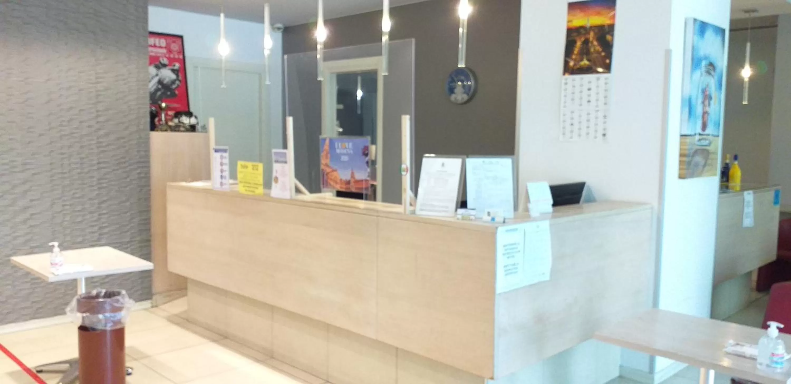 Lobby or reception in Hotel Lux