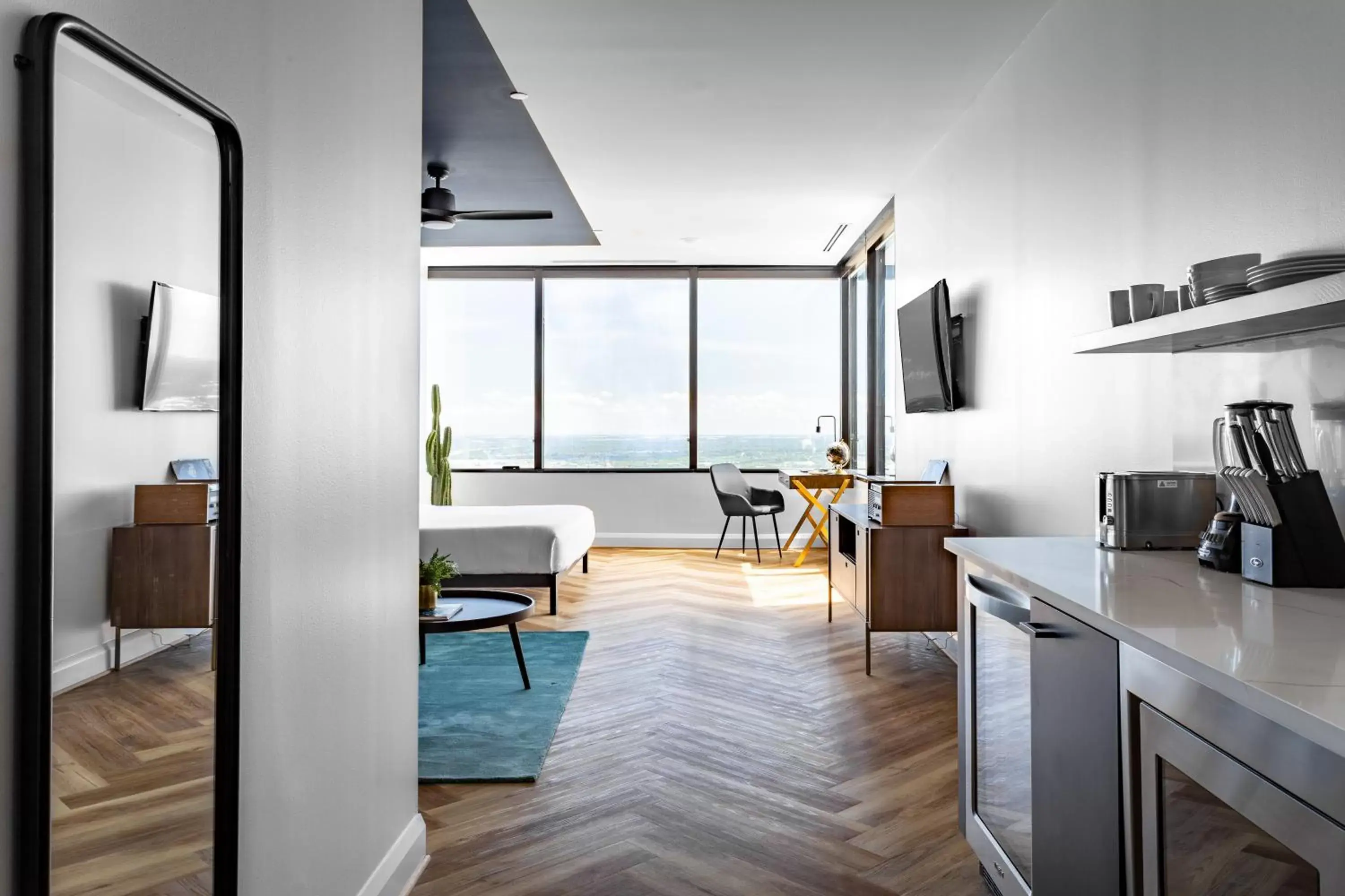 Accessible King Studio (Self Check-in with Virtual Front Desk) in Mint House Dallas Downtown By Kasa Accessible King Studio (Self Check-in with Virtual Front Desk) in Mint House Dallas Downtown By Kasa