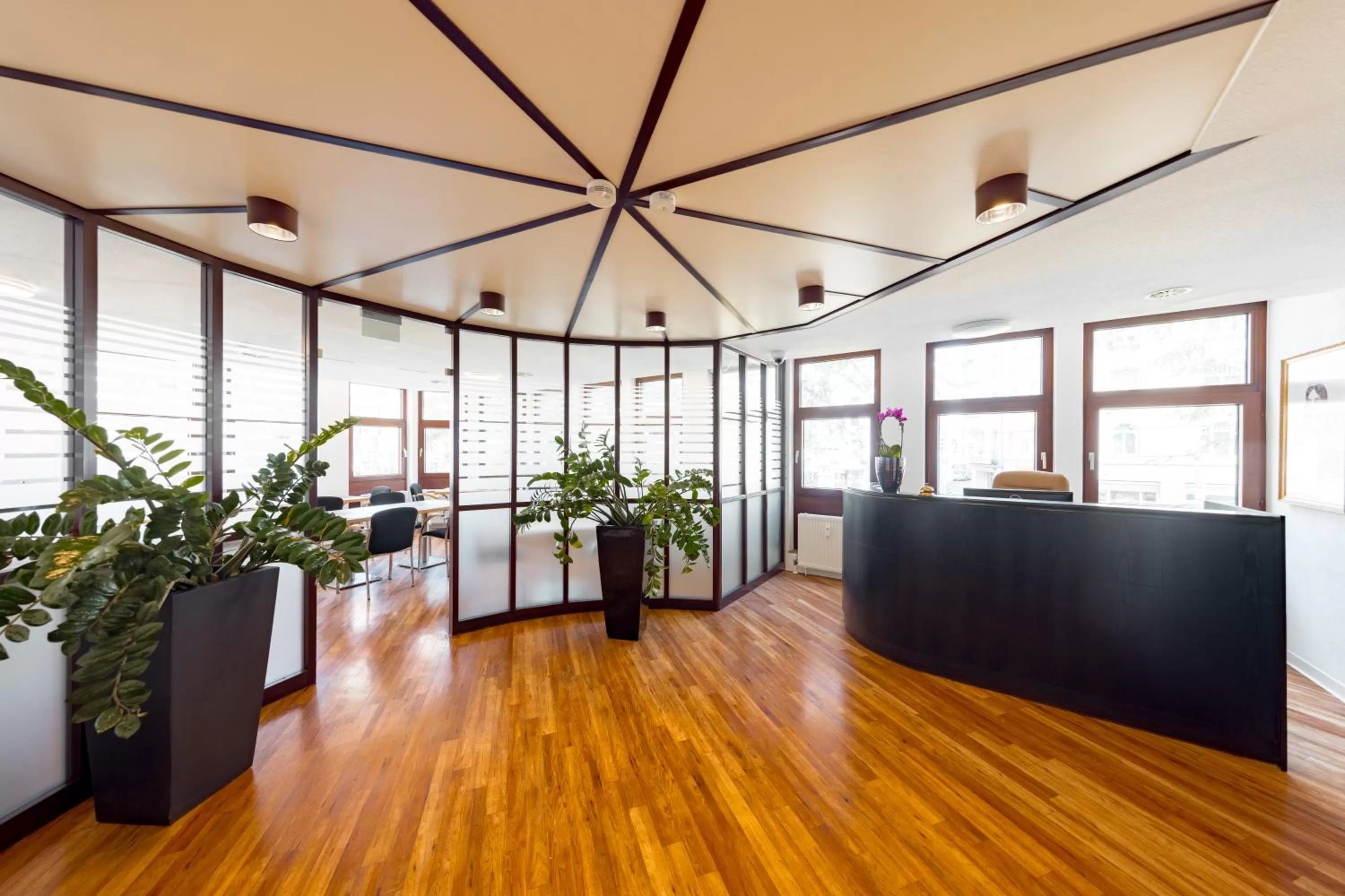 Lobby or reception in Hotel Garni am Olgaeck