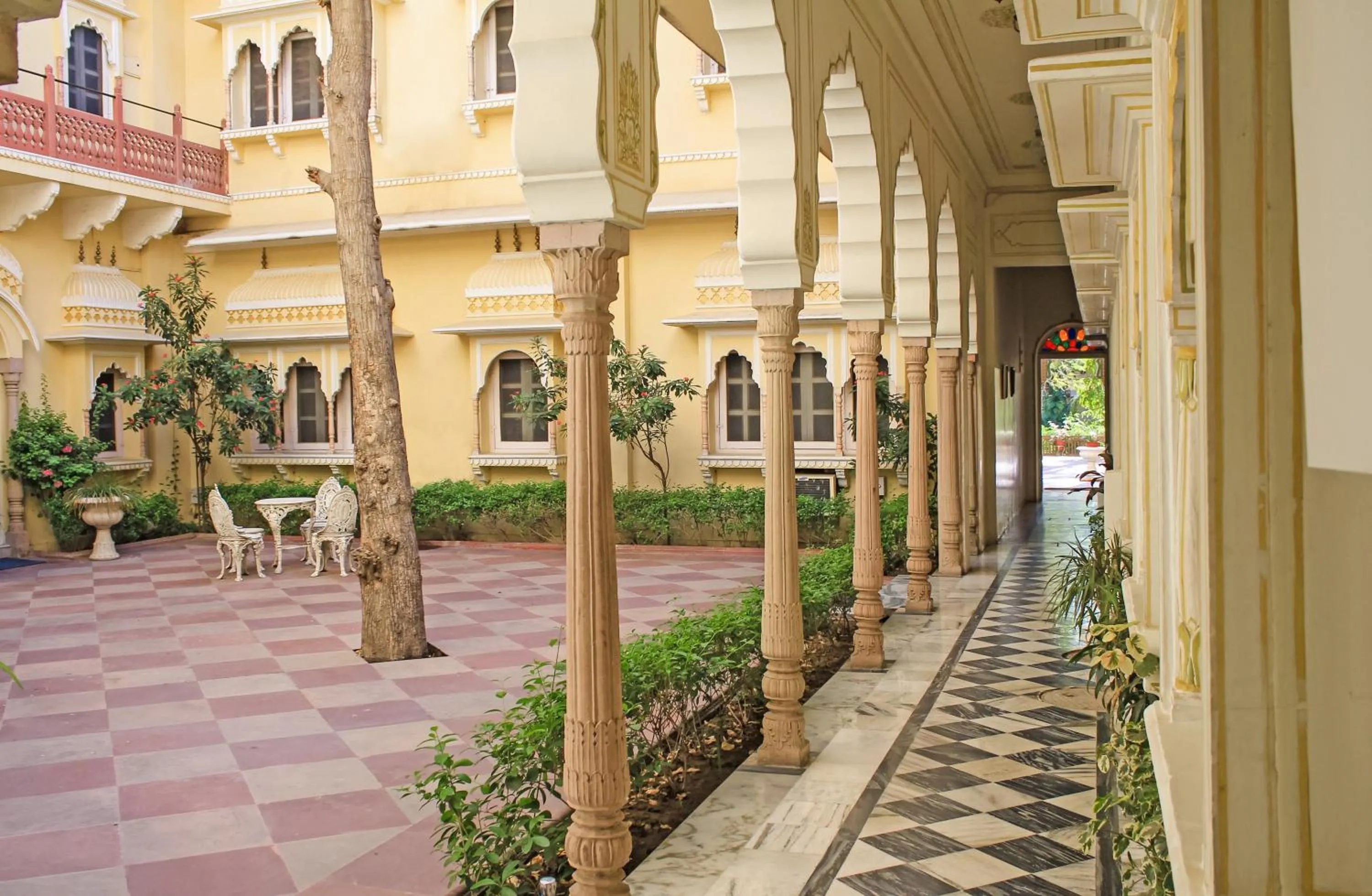 Balcony/Terrace in Alsisar Haveli - Heritage Hotel