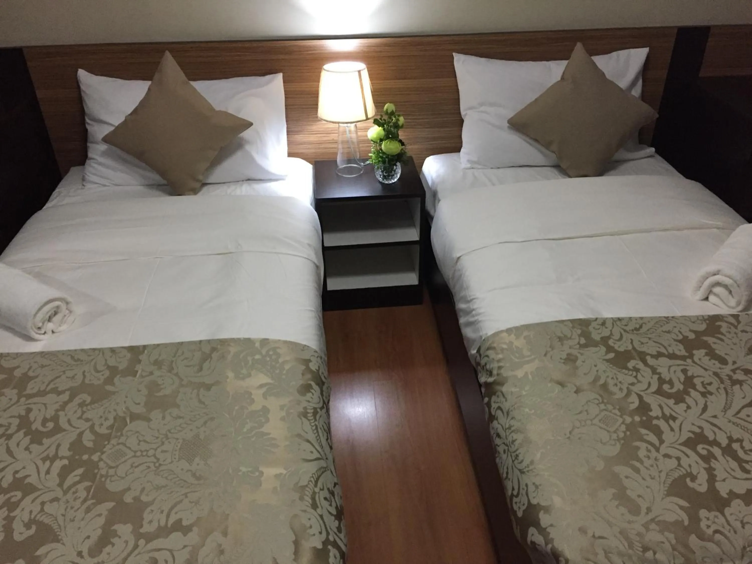 Bed in The Studio 87 Residences