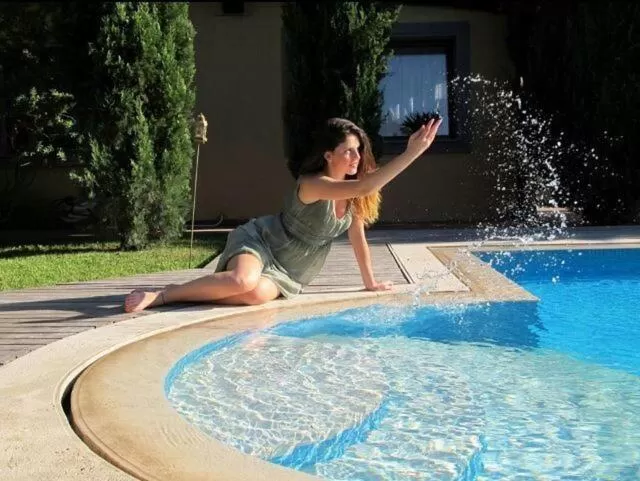 Swimming pool in B&B Le Lanterne