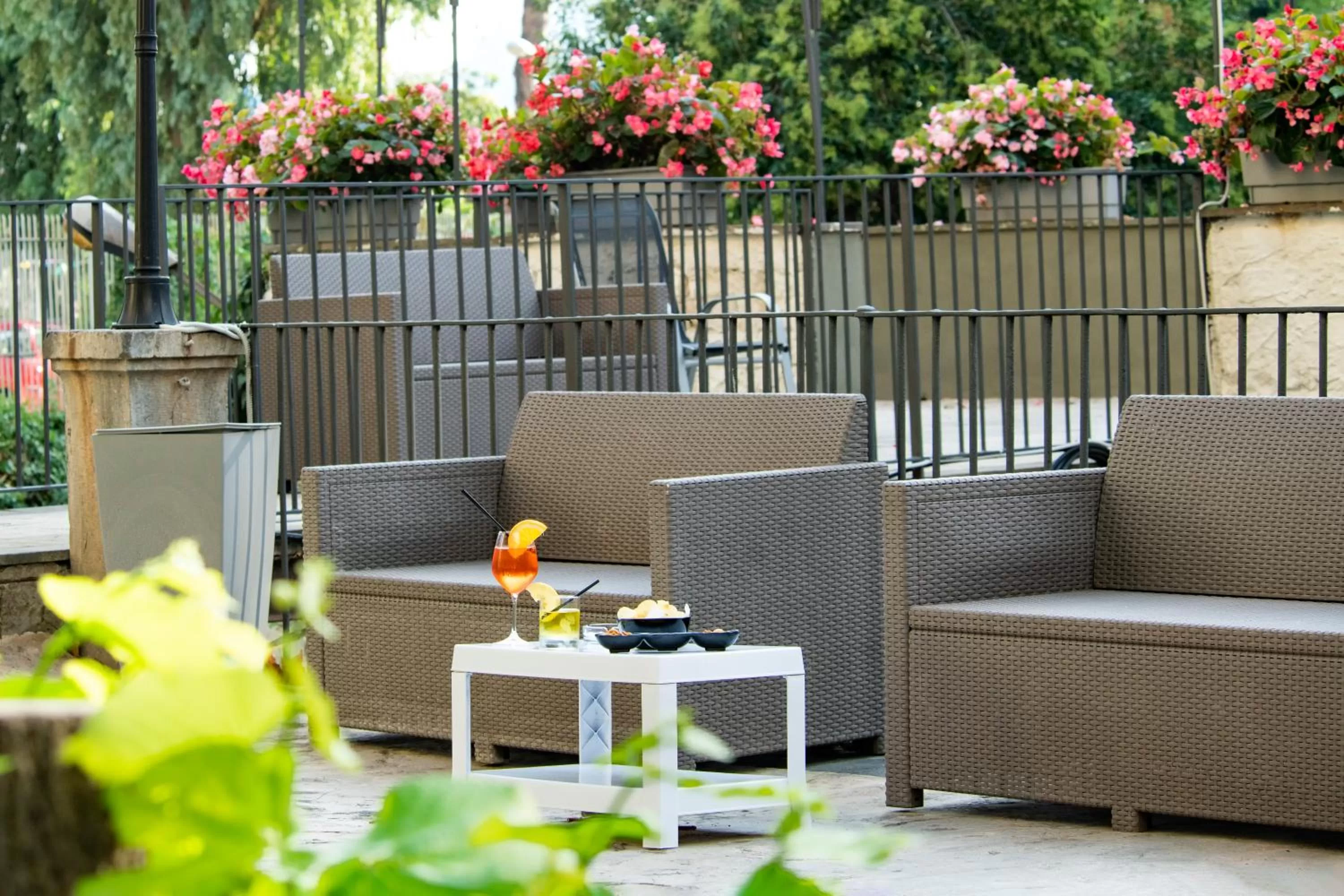 Patio in Villa Elisio Hotel & Spa