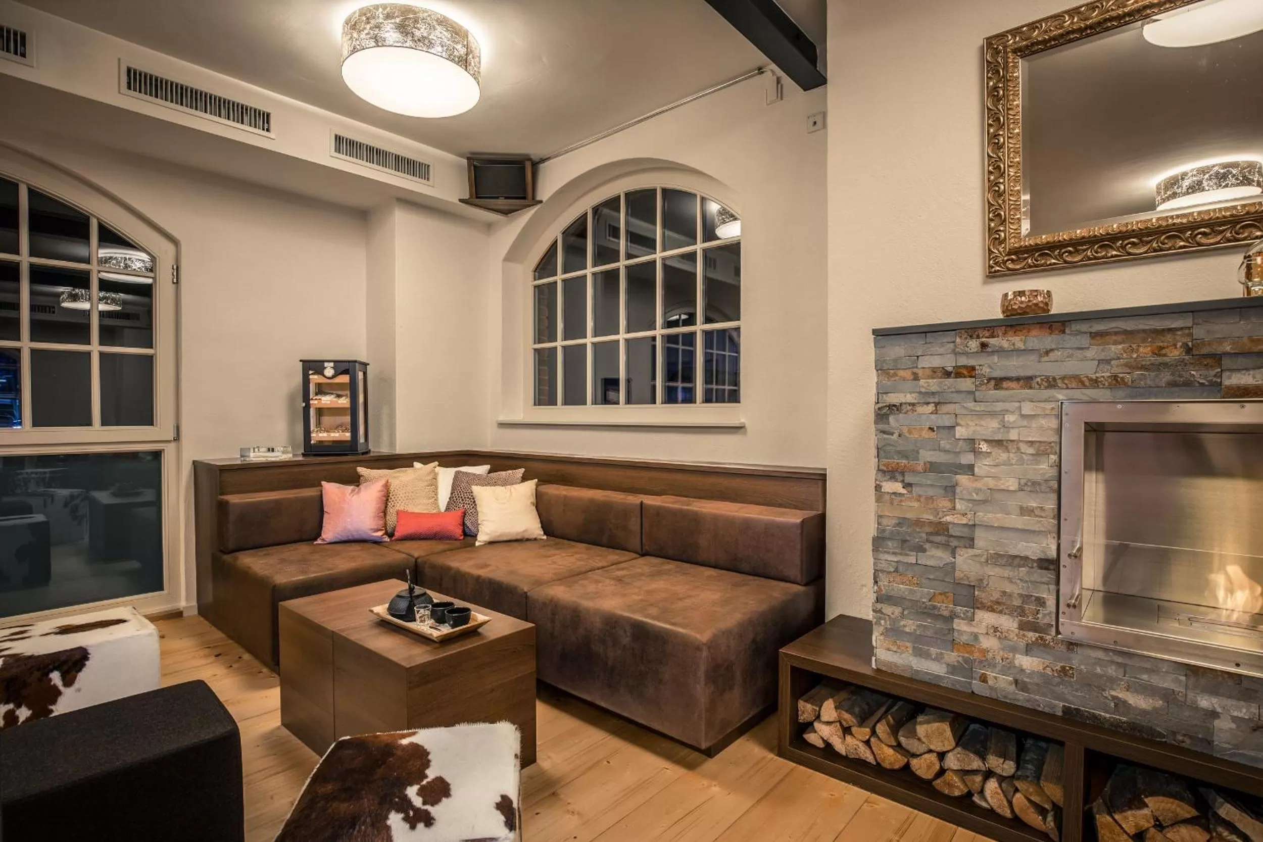 Living room in Bahnlounge 1907