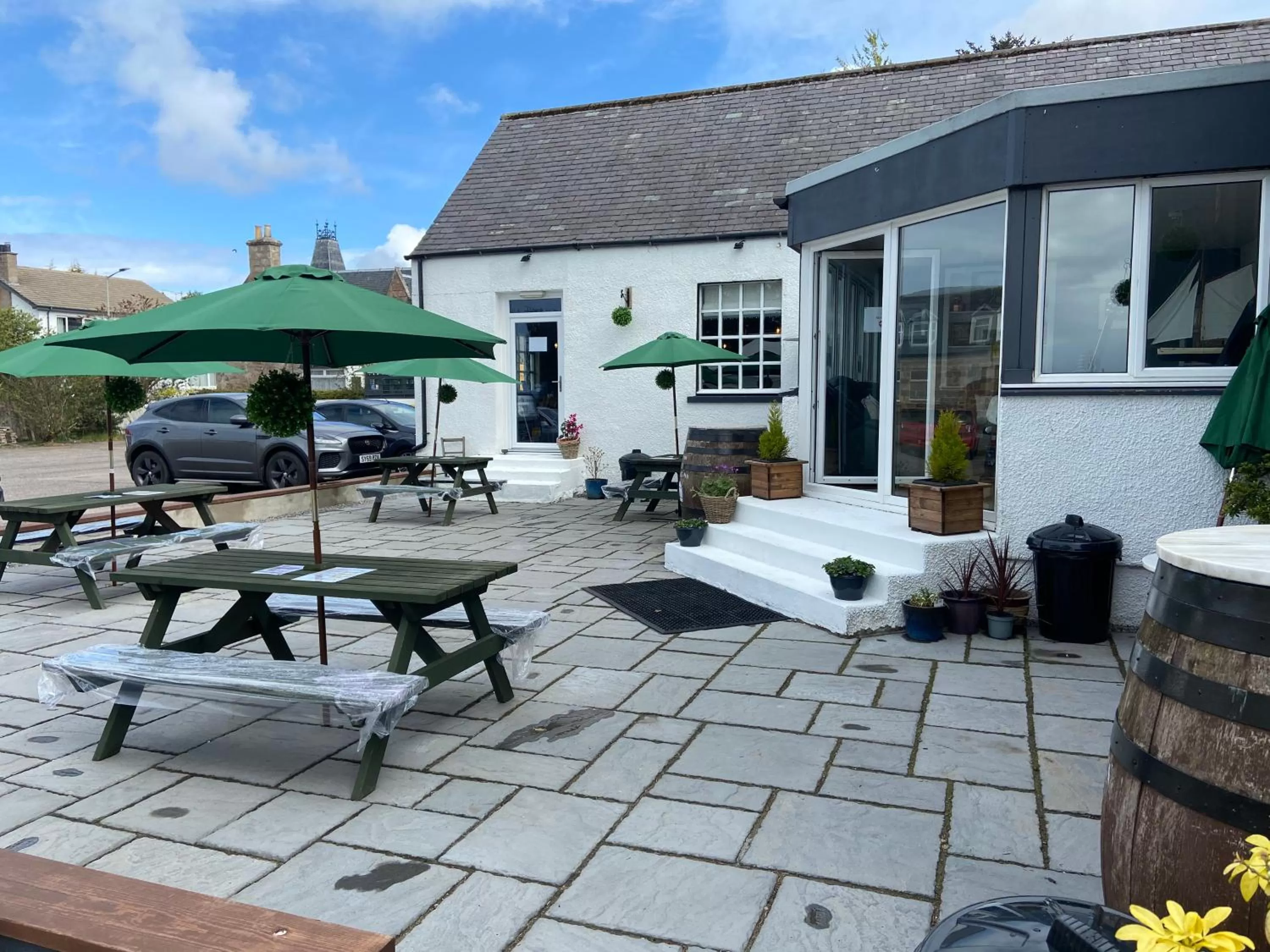 Patio in The 1645 Inn